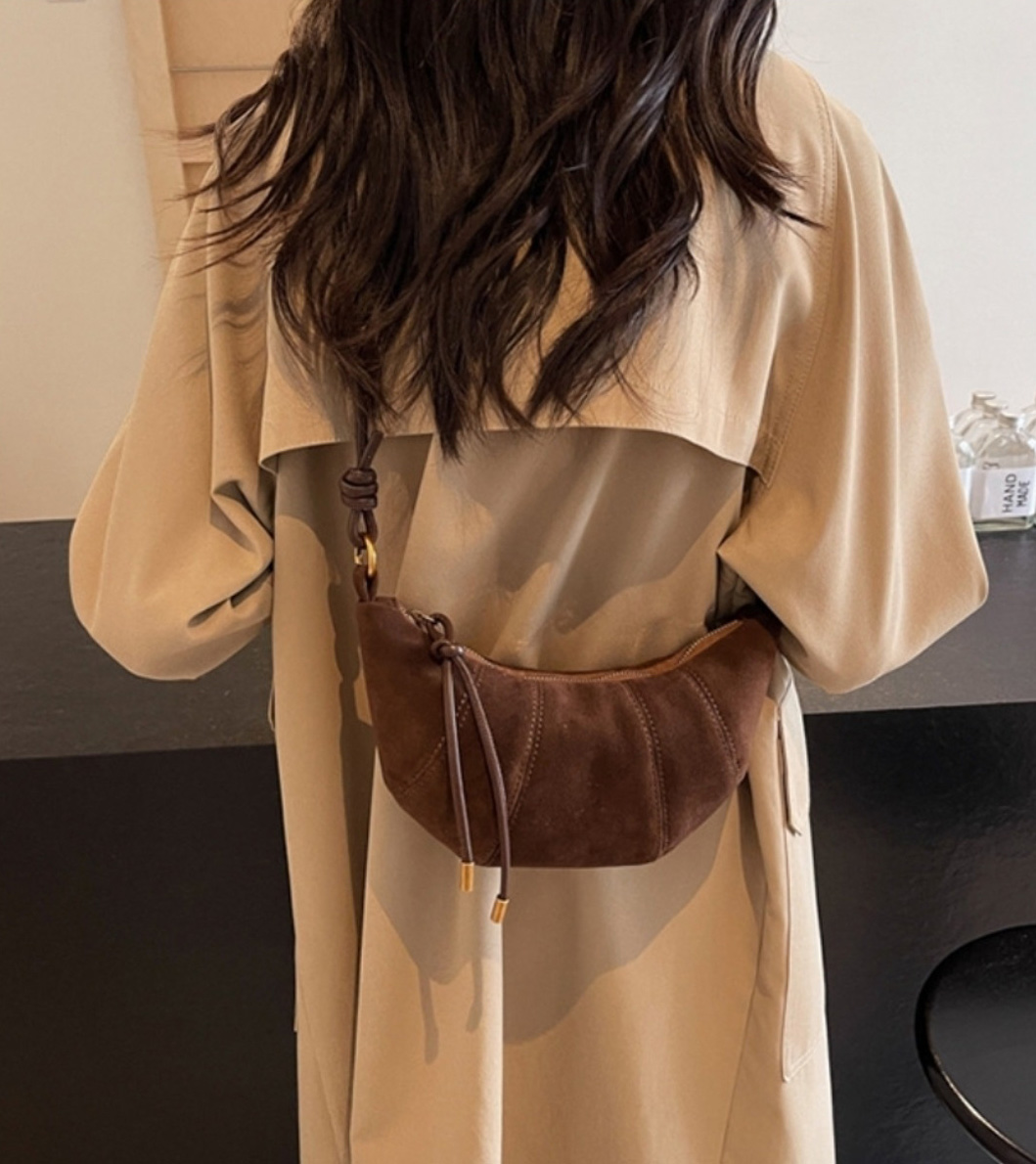 スエード調タッセルHラインレオパード無地ショルダーバッグ2TYPE | 詳細画像10