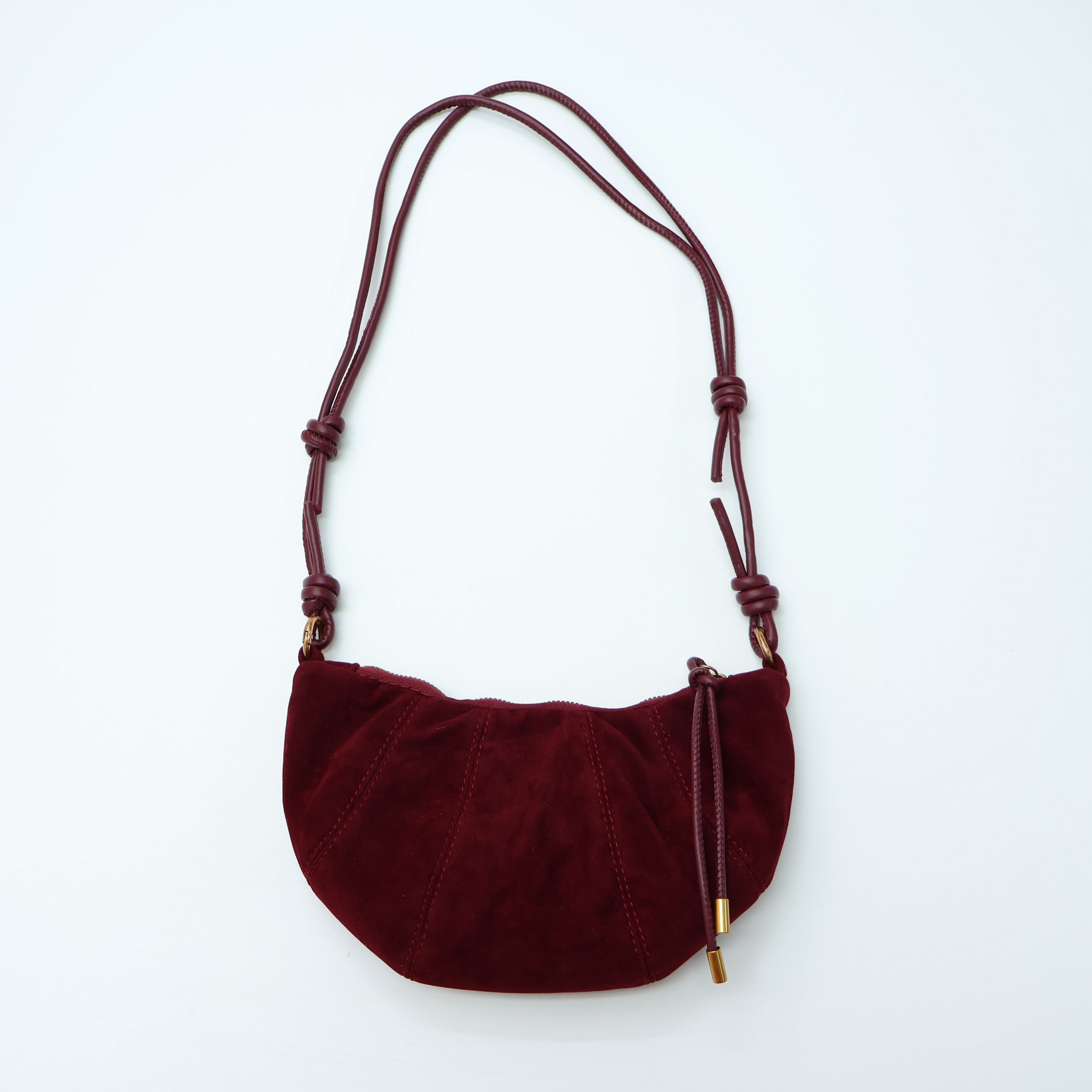 スエード調タッセルHラインレオパード無地ショルダーバッグ2TYPE | 詳細画像19