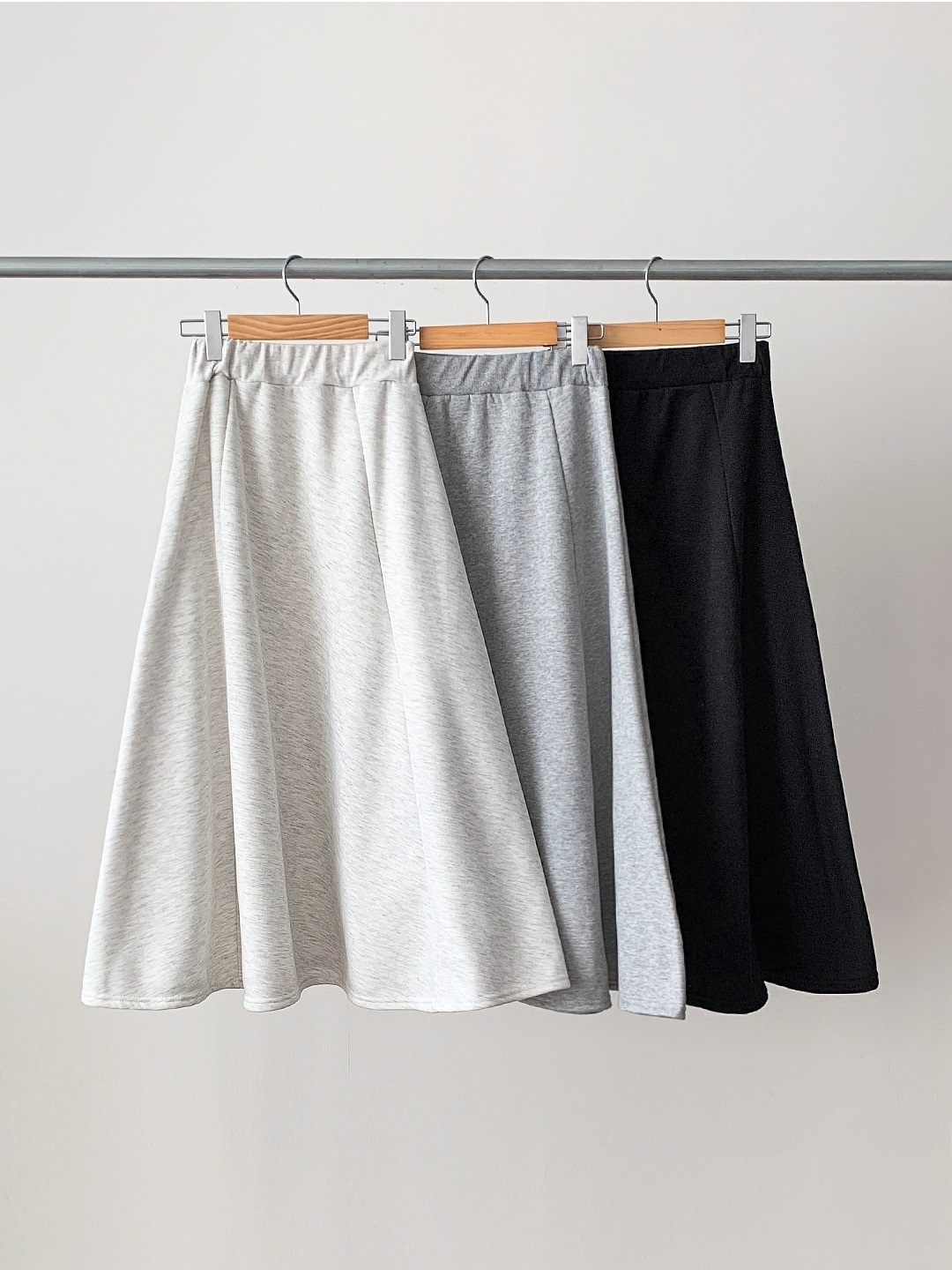 裏起毛ジップアップフードウエストゴムロングフレアセットアップ | 詳細画像16