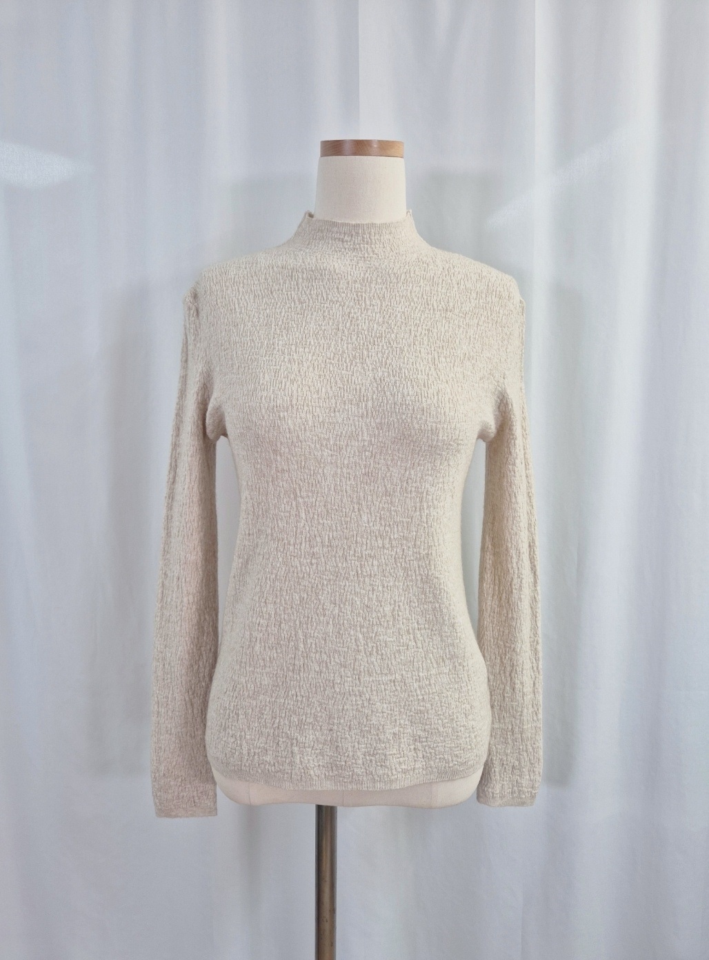 ストレッチハーフネックリンクルニット | 詳細画像14