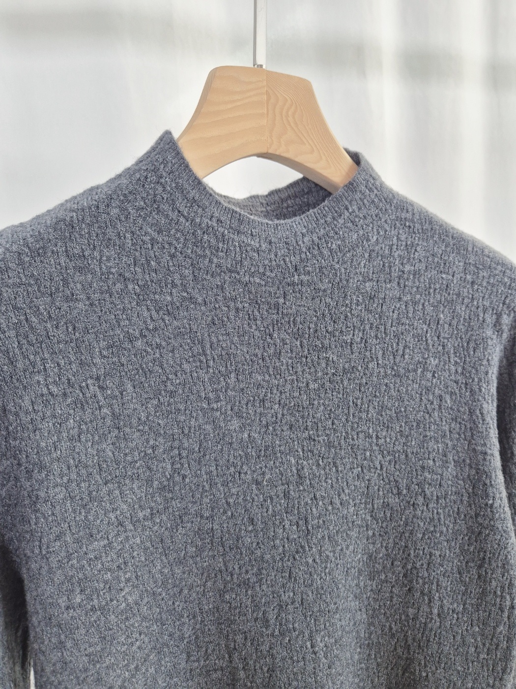 ストレッチハーフネックリンクルニット | 詳細画像13