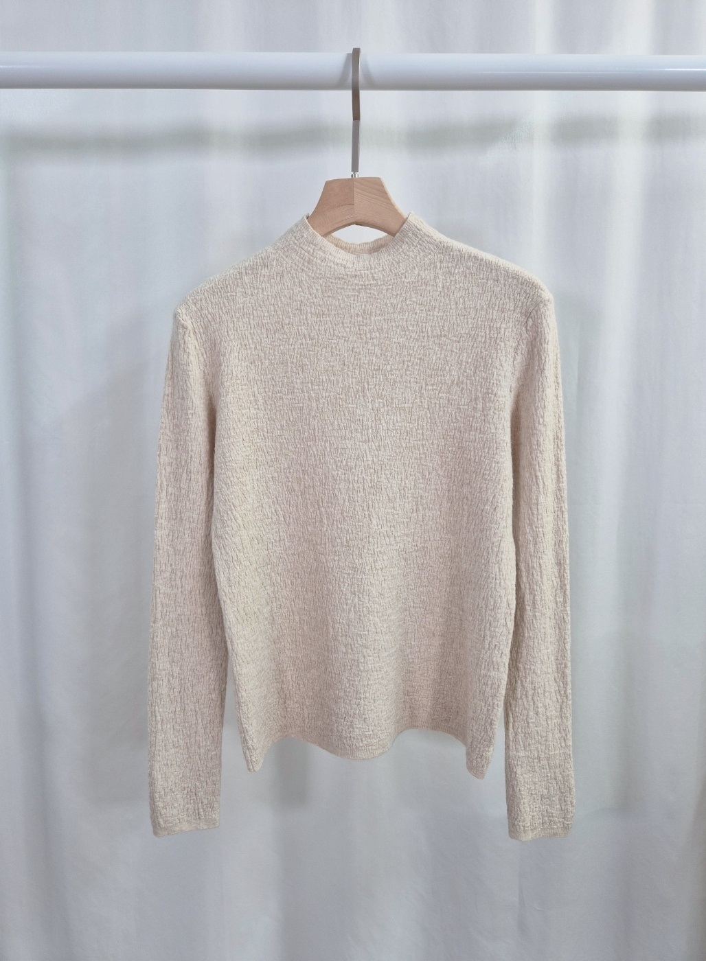 ストレッチハーフネックリンクルニット | 詳細画像10