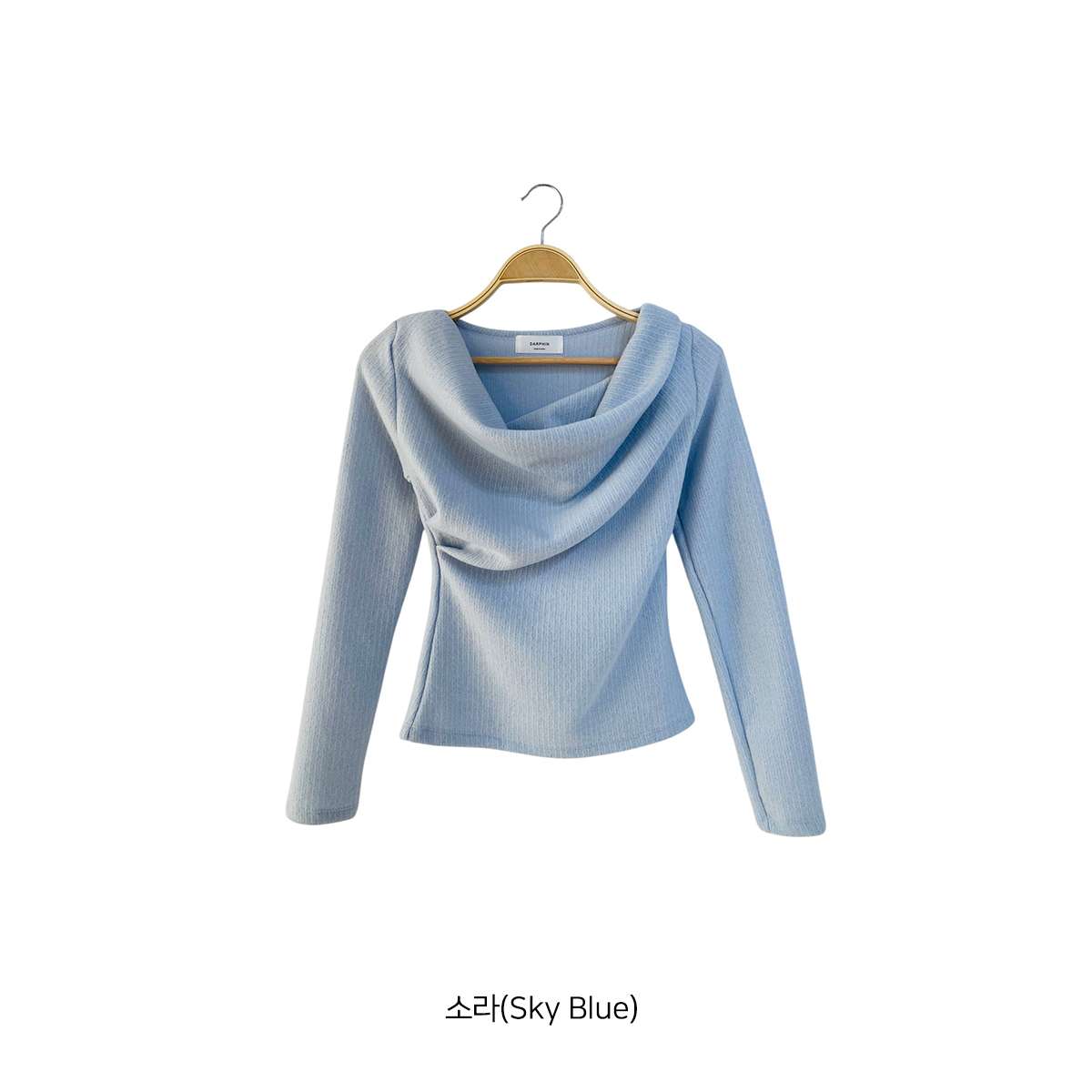 オフショルダースリムルーズ長袖ニット | 詳細画像14