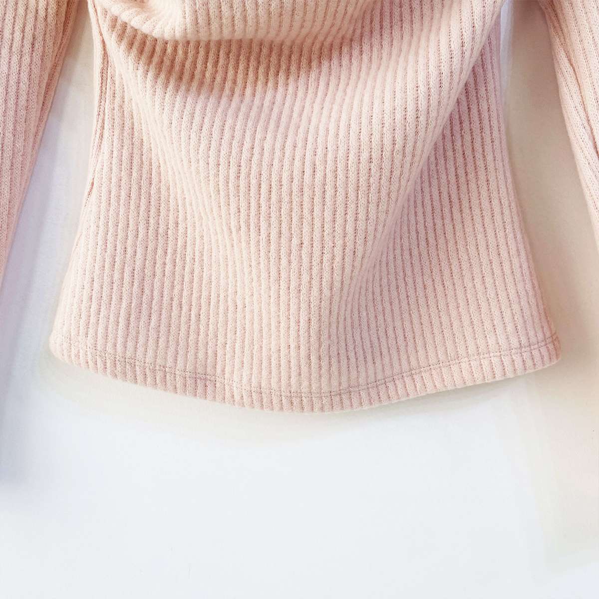 オフショルダースリムルーズ長袖ニット | 詳細画像19