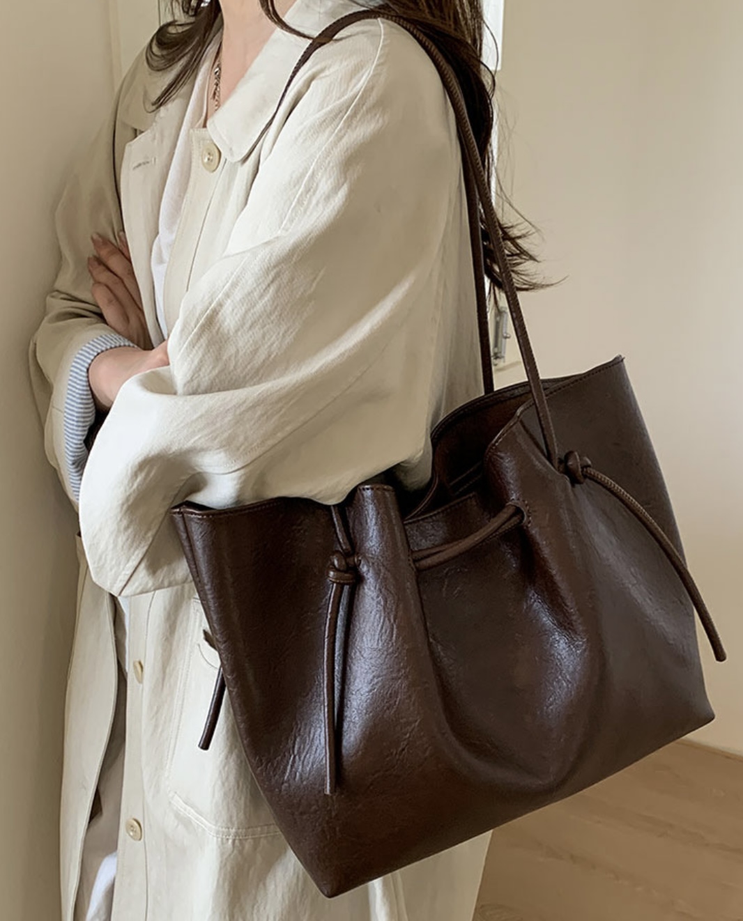 レザー調トートバッグ | 詳細画像9