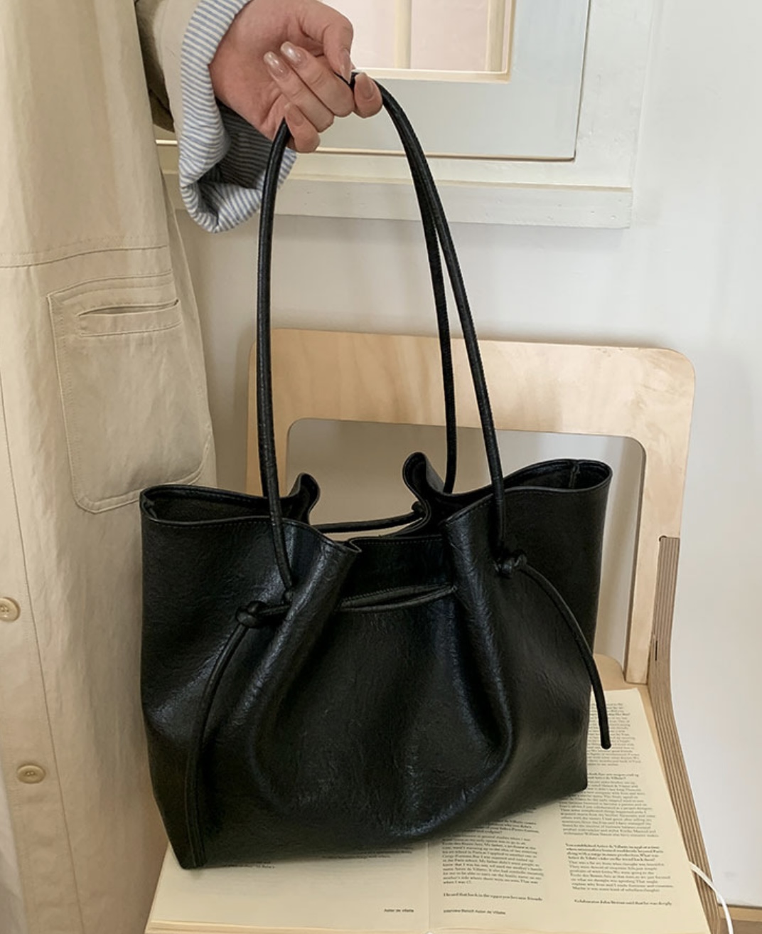 レザー調トートバッグ | 詳細画像11