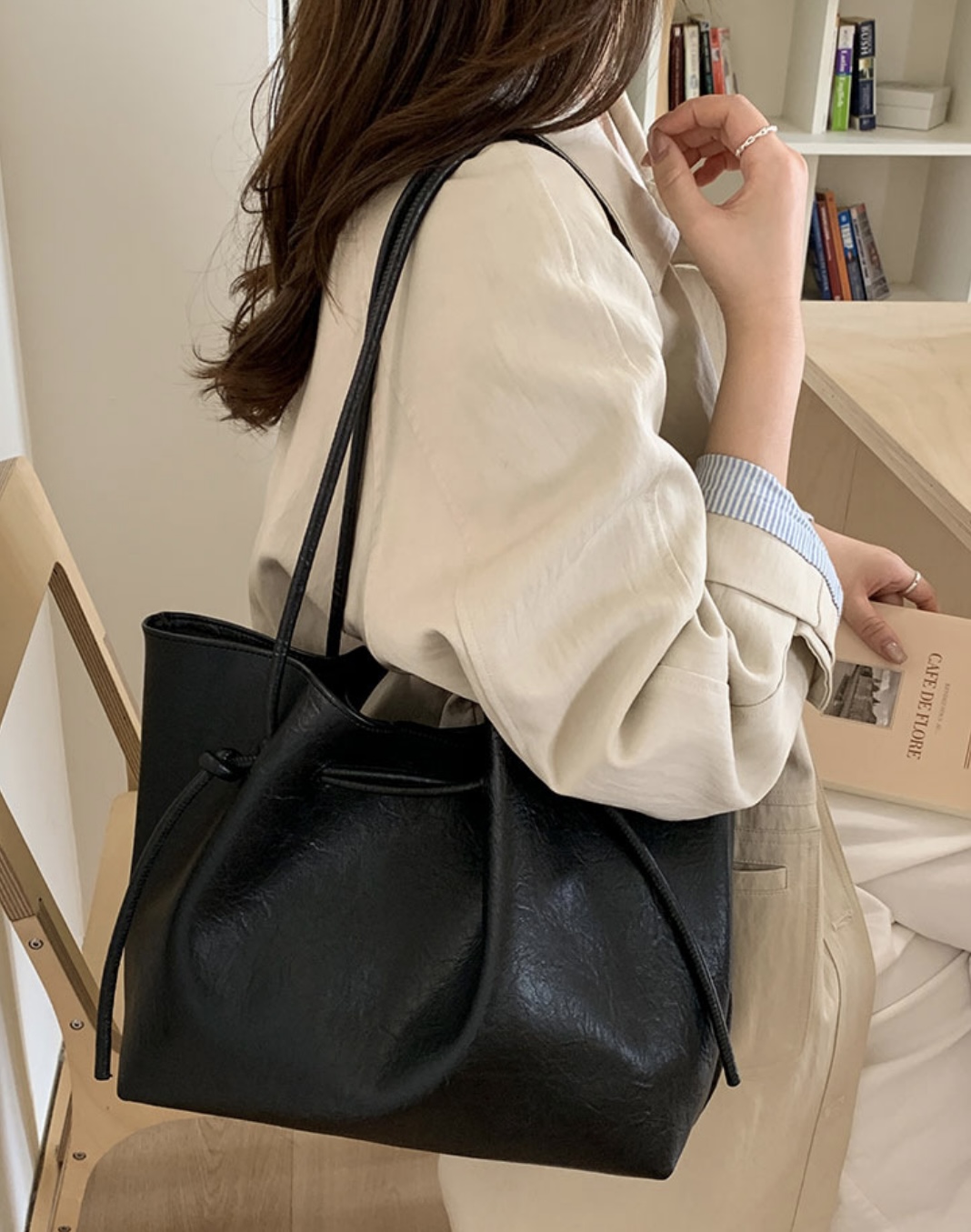 レザー調トートバッグ | 詳細画像12