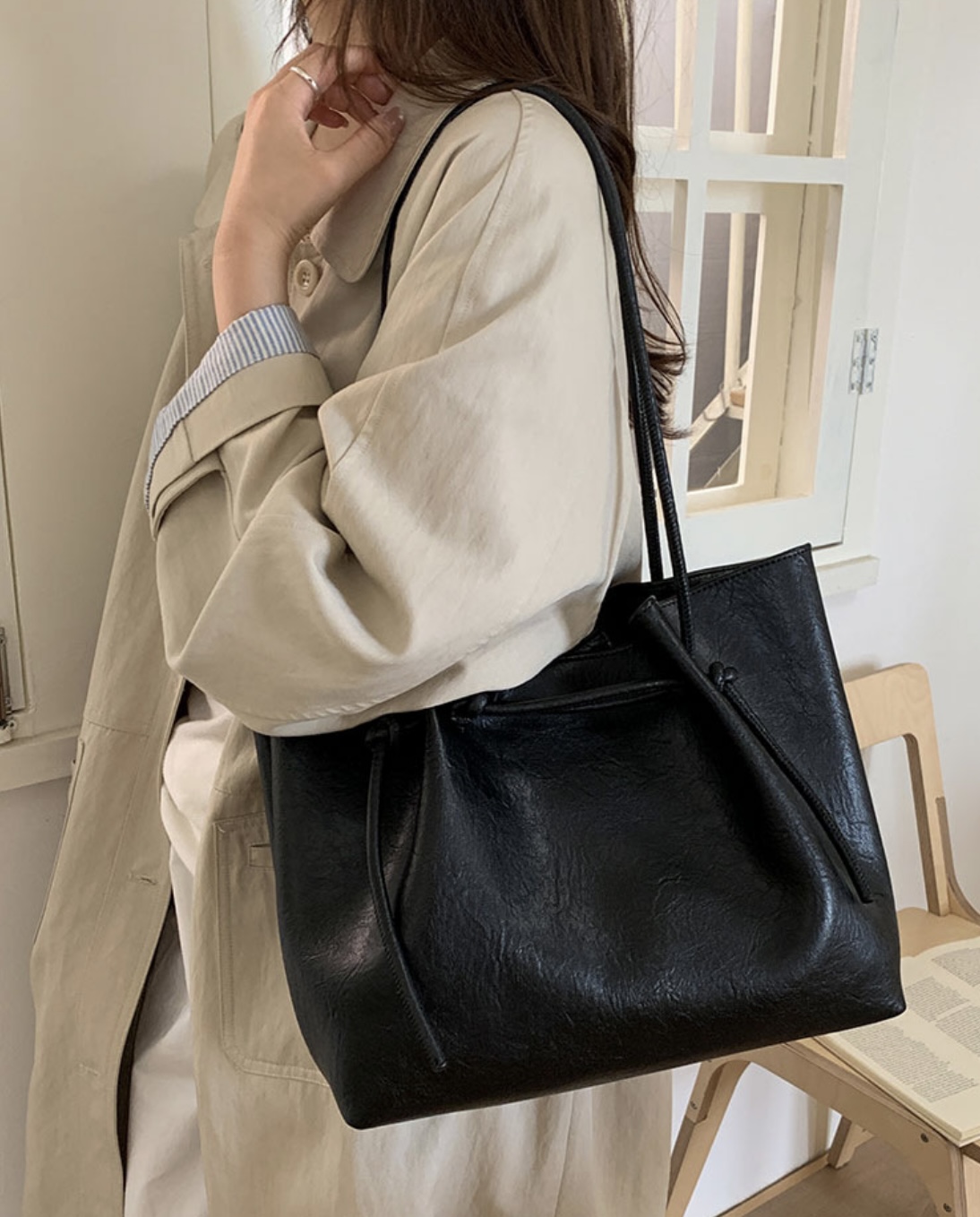 レザー調トートバッグ | 詳細画像17