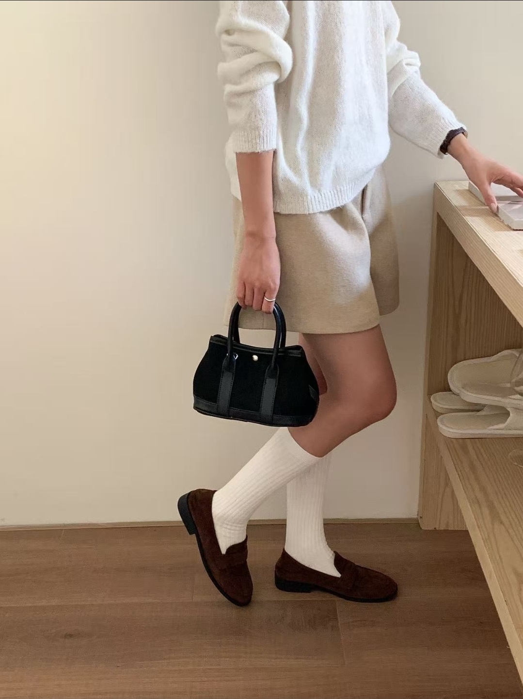 スエード調カラーショルダーバッグストラップセット(バックルあり) | 詳細画像11