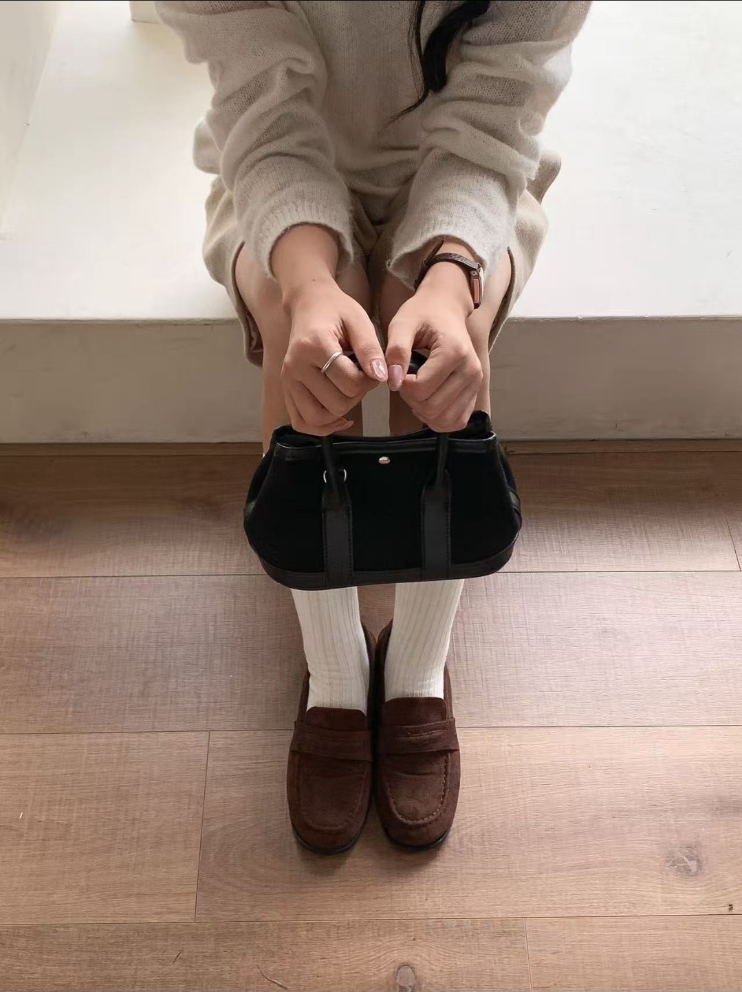 スエード調カラーショルダーバッグストラップセット(バックルあり) | 詳細画像14