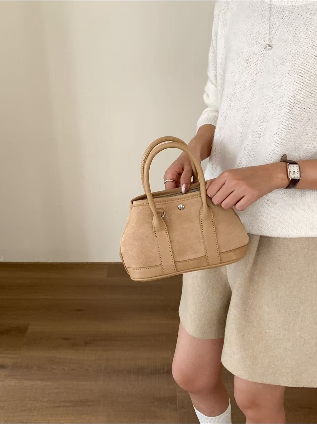 スエード調カラーショルダーバッグストラップセット(バックルあり) | 詳細画像16