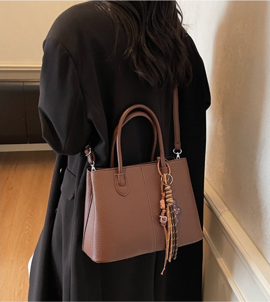 レザー調カラーショルダーバッグキーリングセットストラップセット(バックルあり) | 詳細画像9