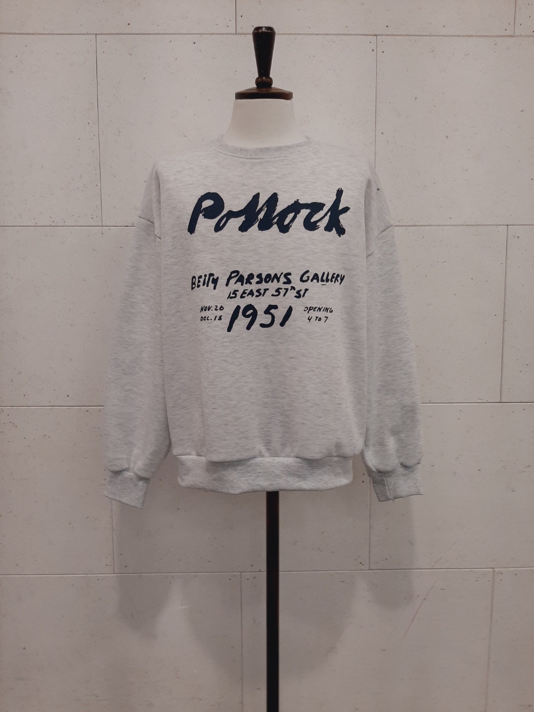 裏起毛ラウンドネックルーズプリントスウェット | 詳細画像4