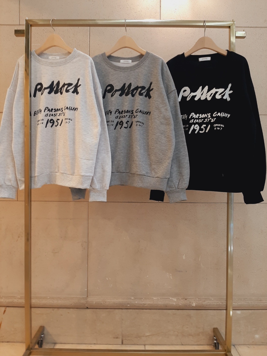 裏起毛ラウンドネックルーズプリントスウェット | 詳細画像5