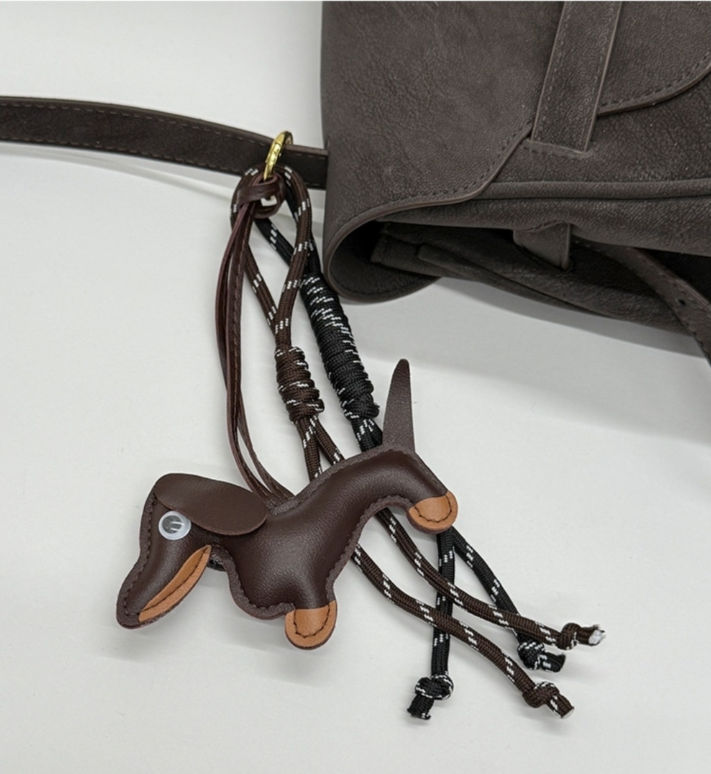 スエード調ベーシックカラーショルダーバッグキーリングセット | 詳細画像15