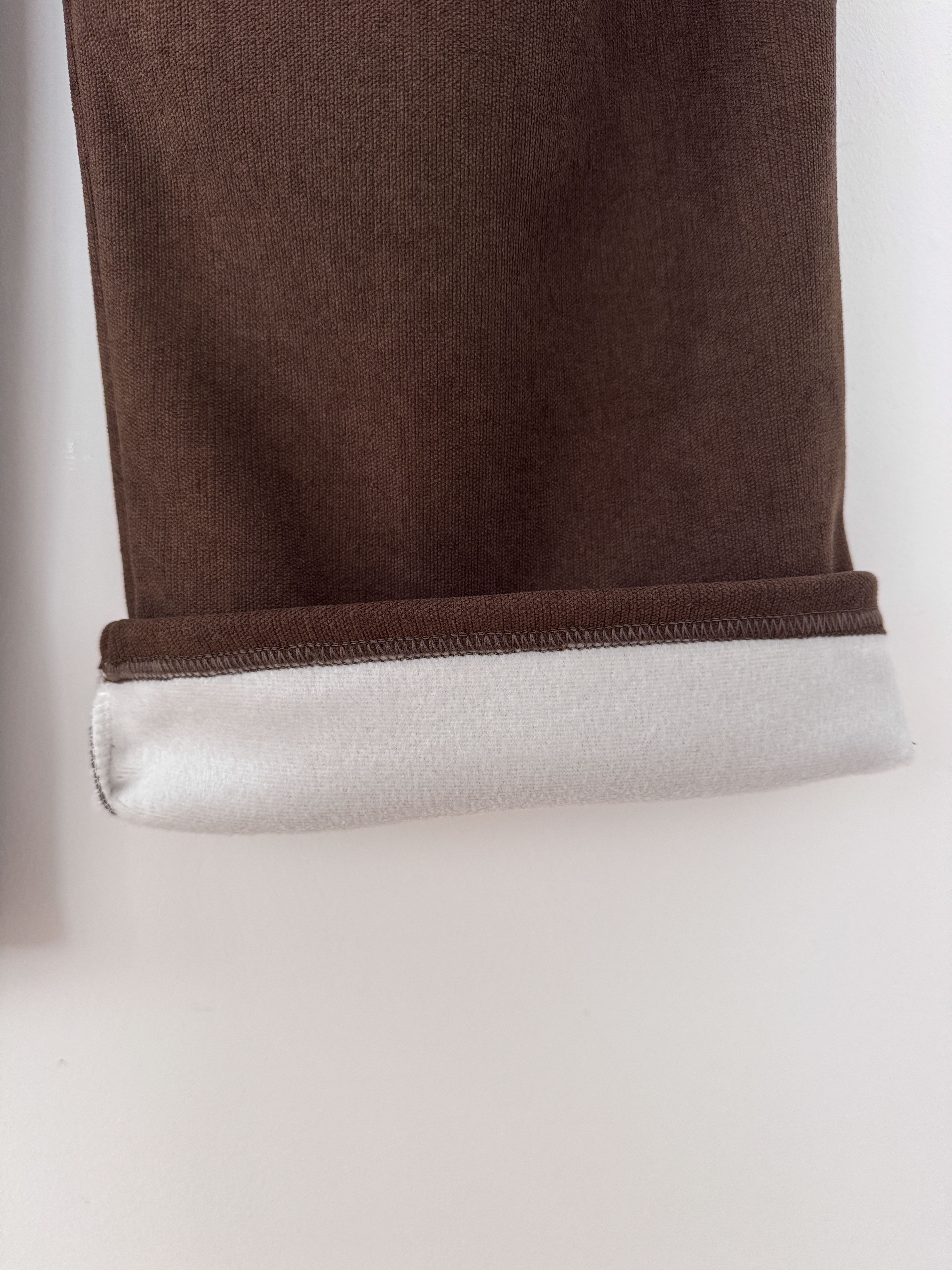 裏起毛ドローストリングウエストゴムワイドカラーパンツ | 詳細画像20