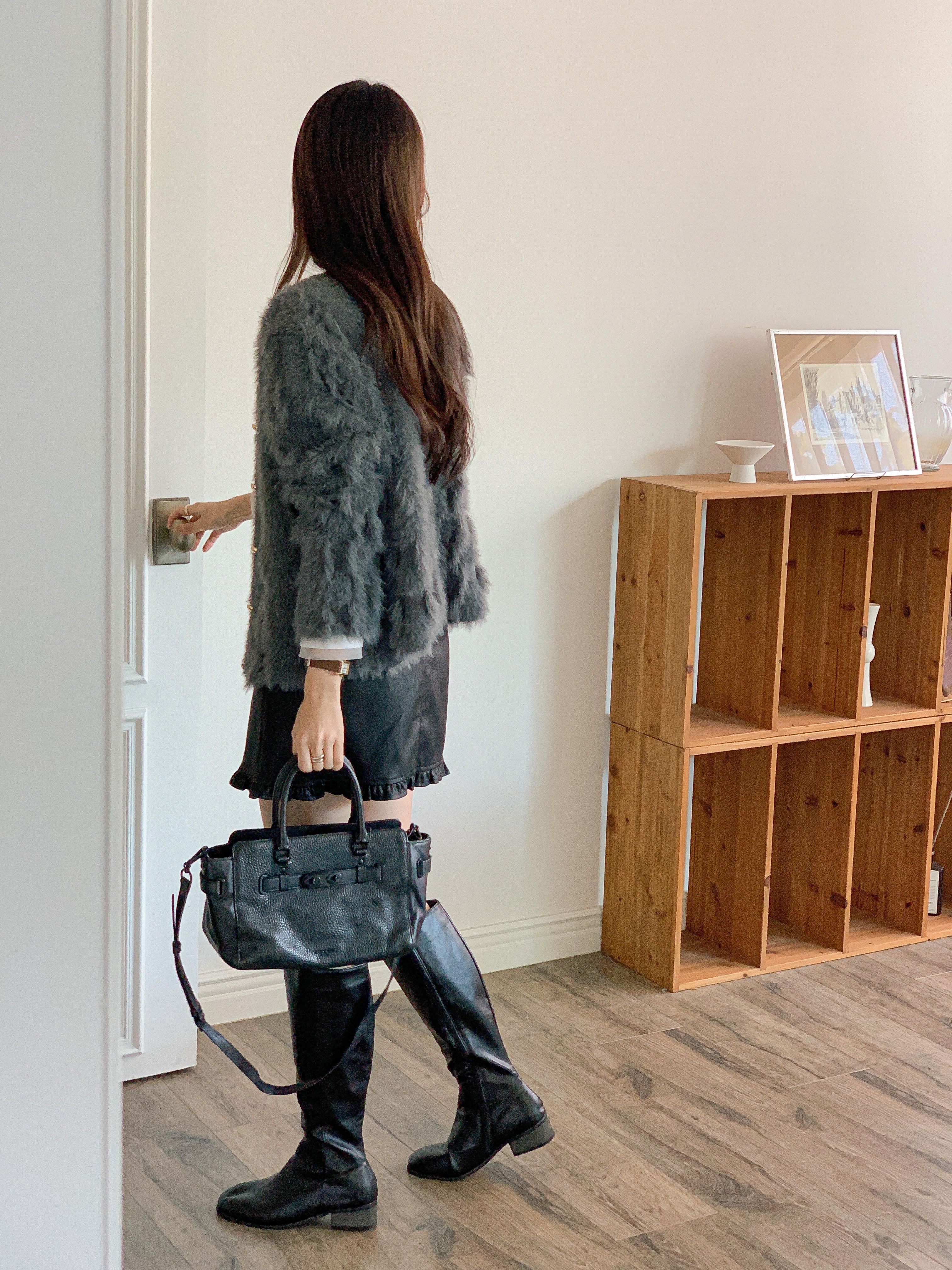 エコファーボタンラウンドネックカラーカーディガン | 詳細画像9