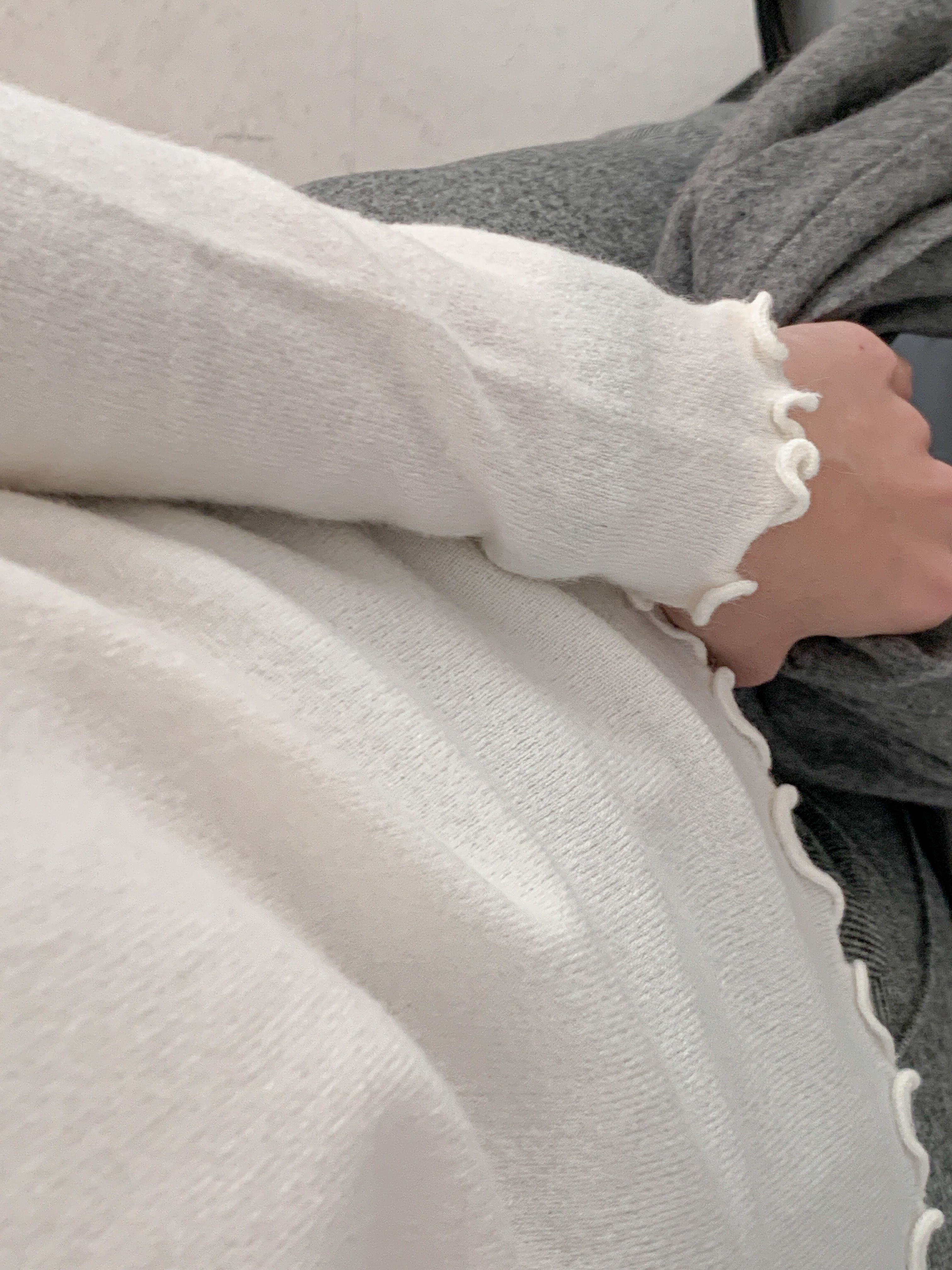 ハーフネックメロウ長袖カラーニット | 詳細画像9