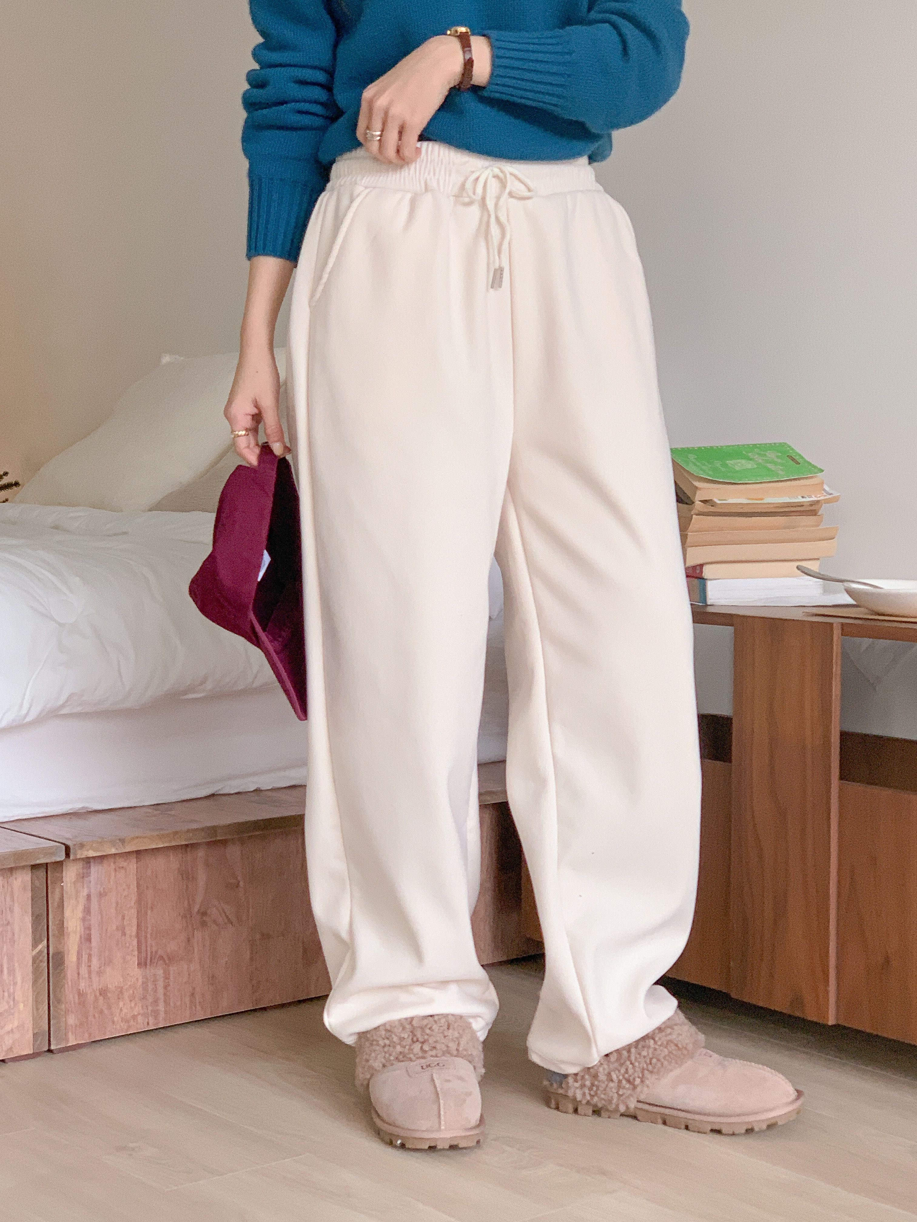 ポケットウエストゴムドローコードワイドカラーパンツ | 詳細画像2