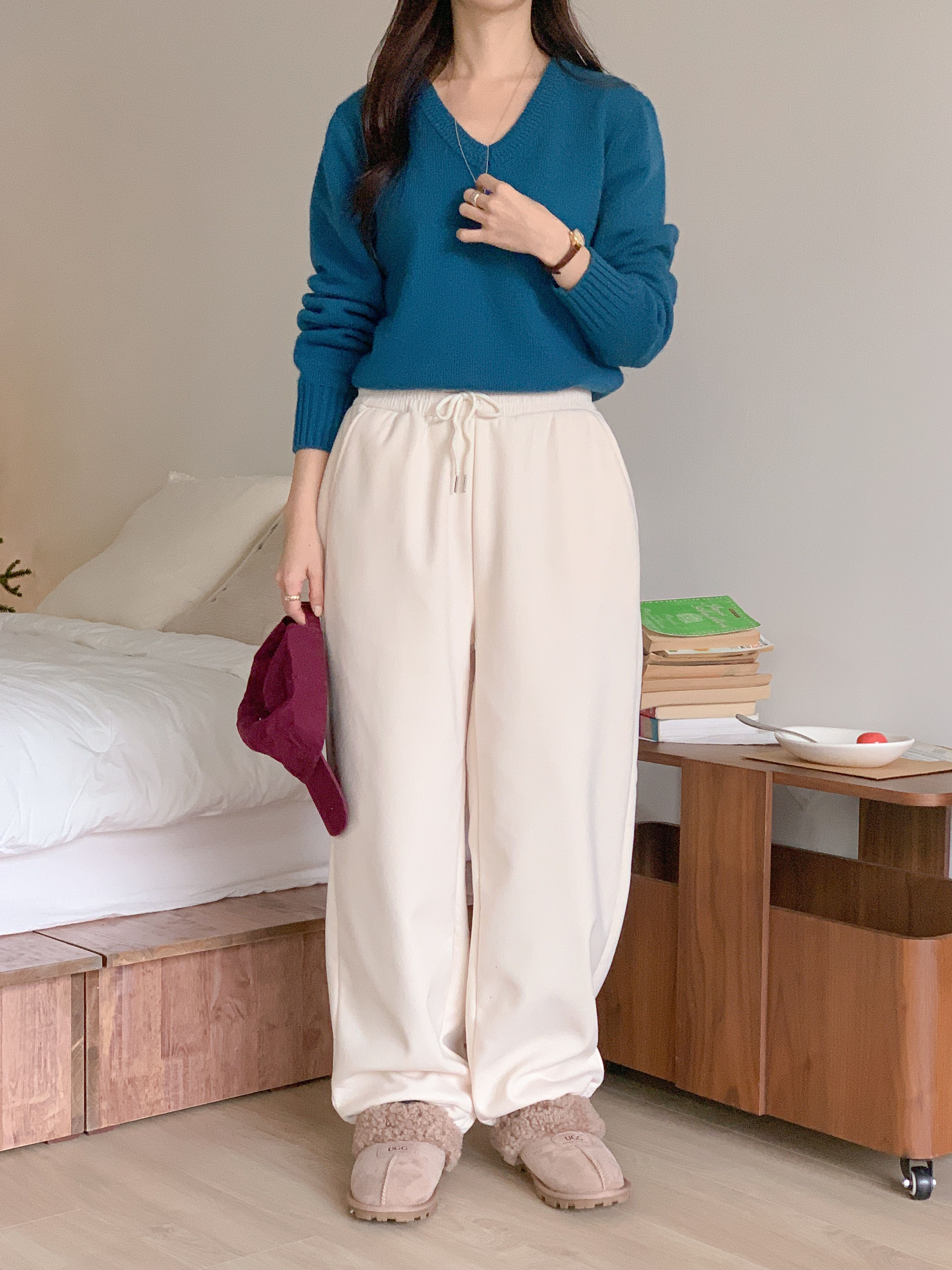 ポケットウエストゴムドローコードワイドカラーパンツ | 詳細画像8