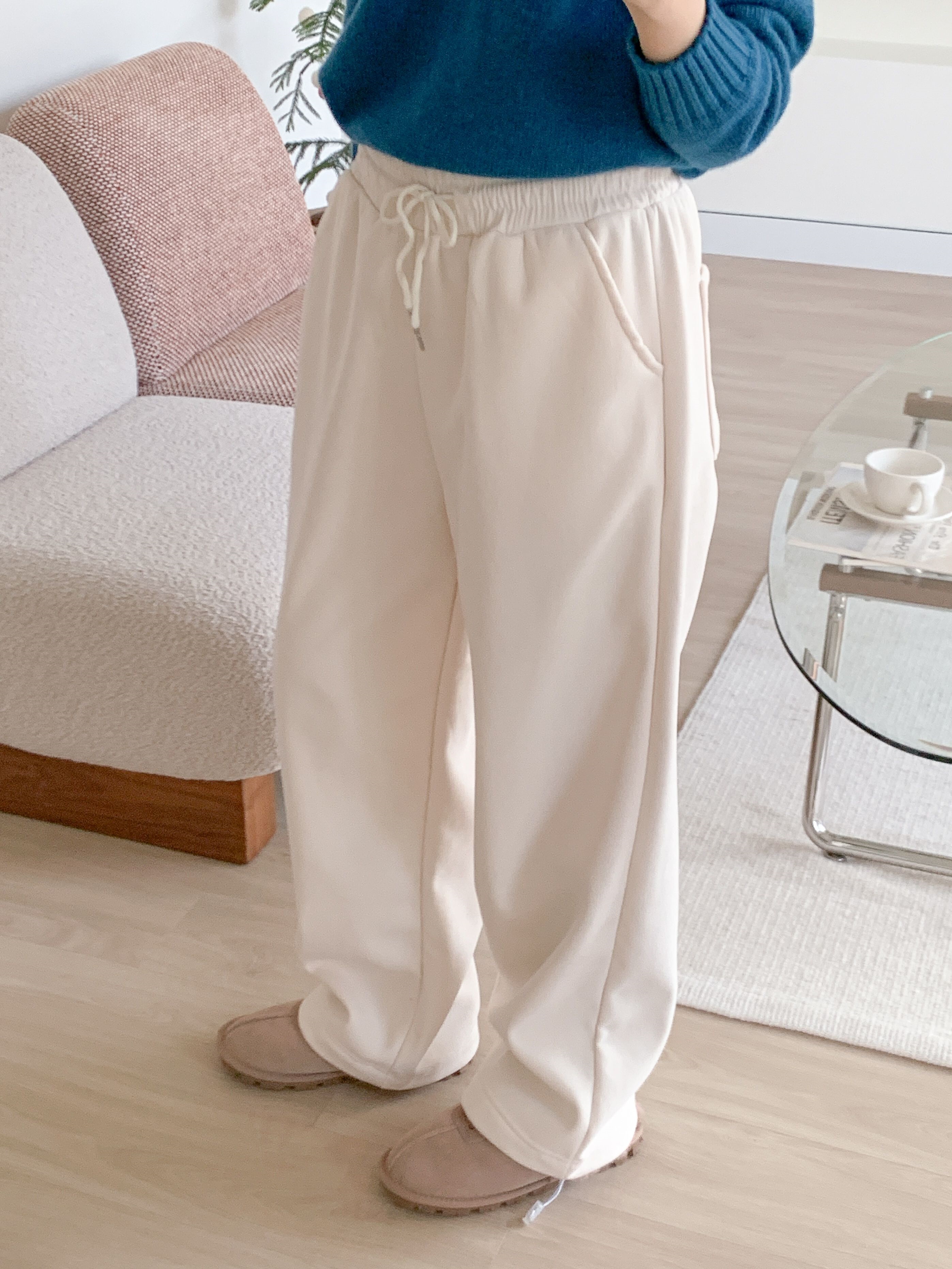 ポケットウエストゴムドローコードワイドカラーパンツ | 詳細画像9