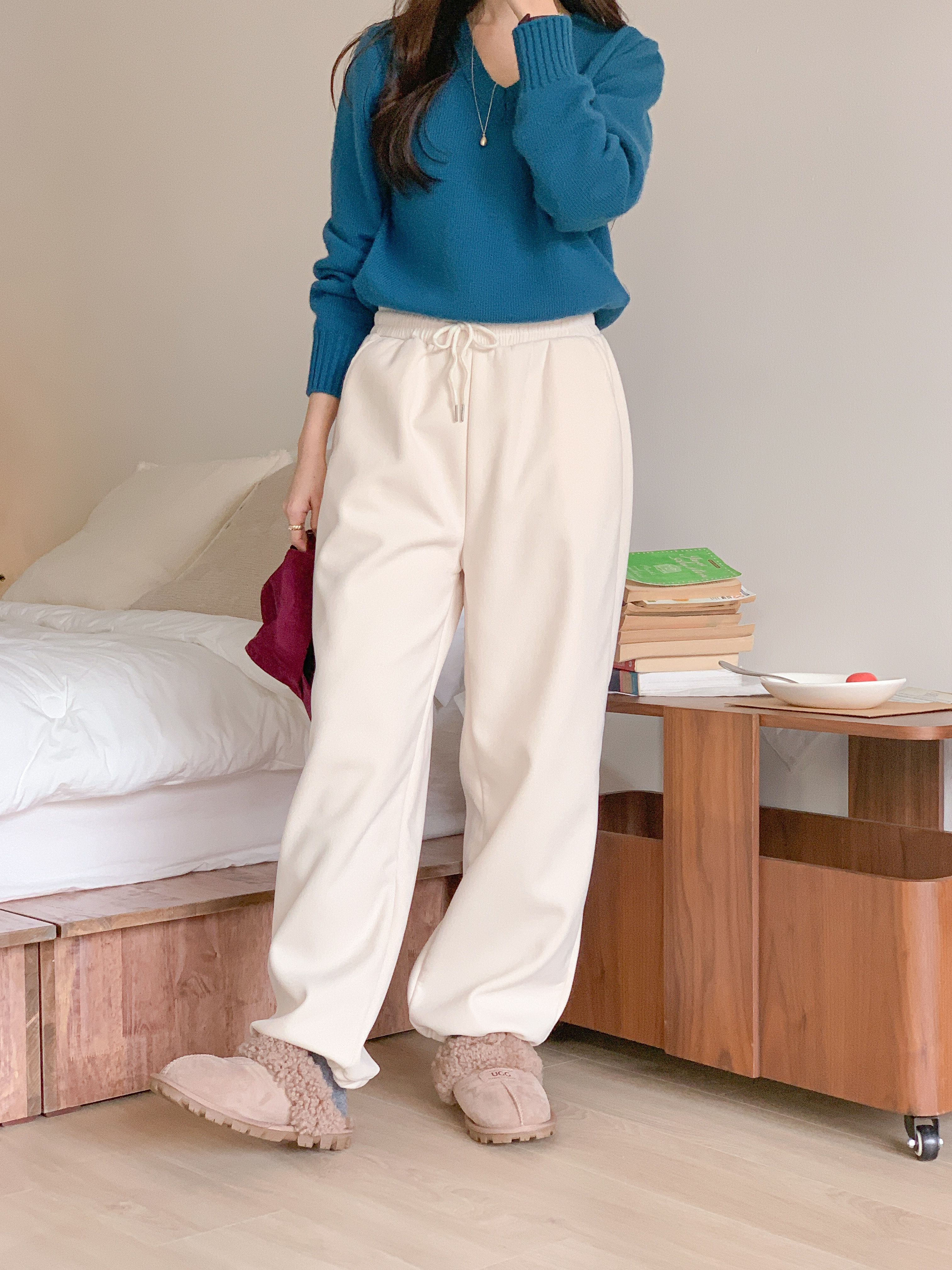 ポケットウエストゴムドローコードワイドカラーパンツ | 詳細画像10