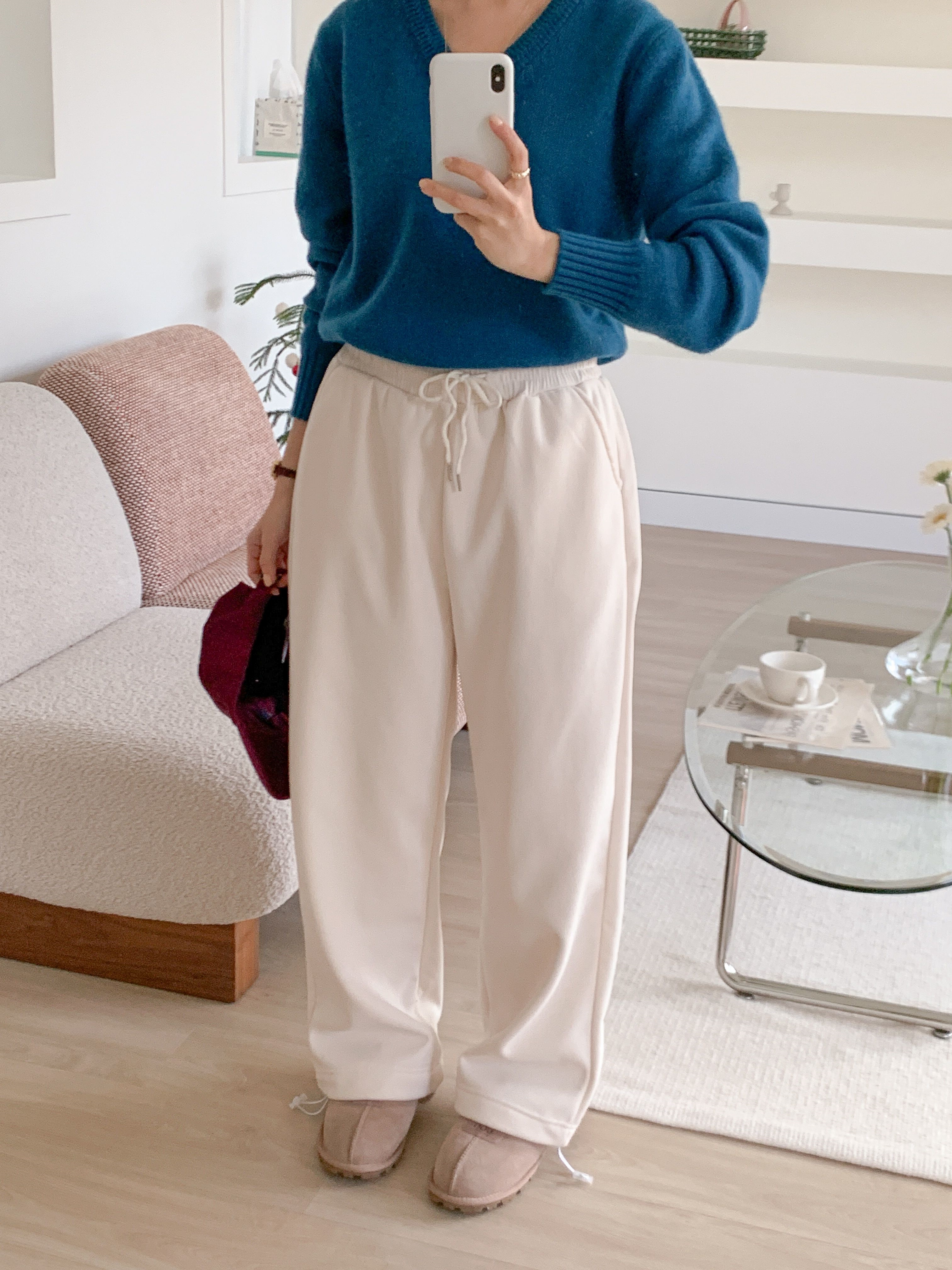 ポケットウエストゴムドローコードワイドカラーパンツ | 詳細画像12