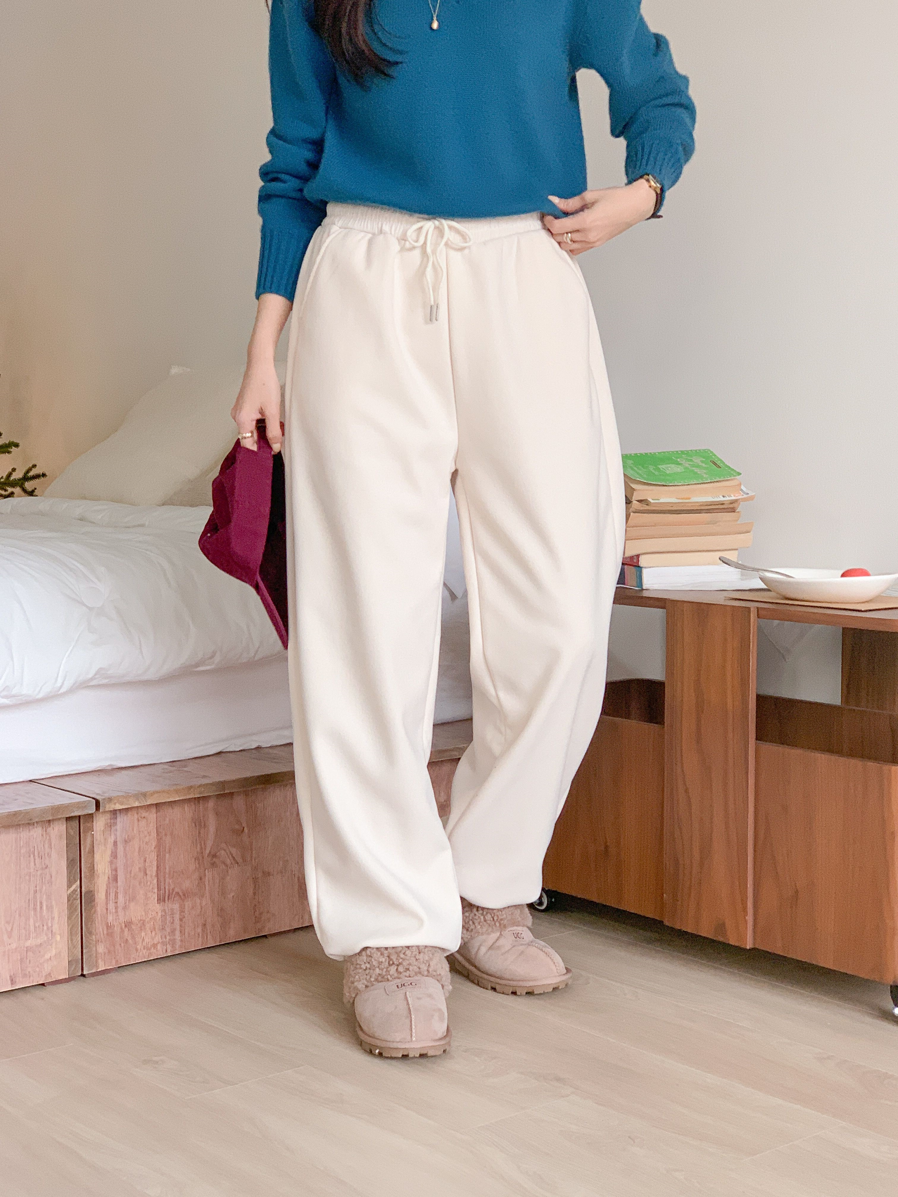 ポケットウエストゴムドローコードワイドカラーパンツ | 詳細画像13