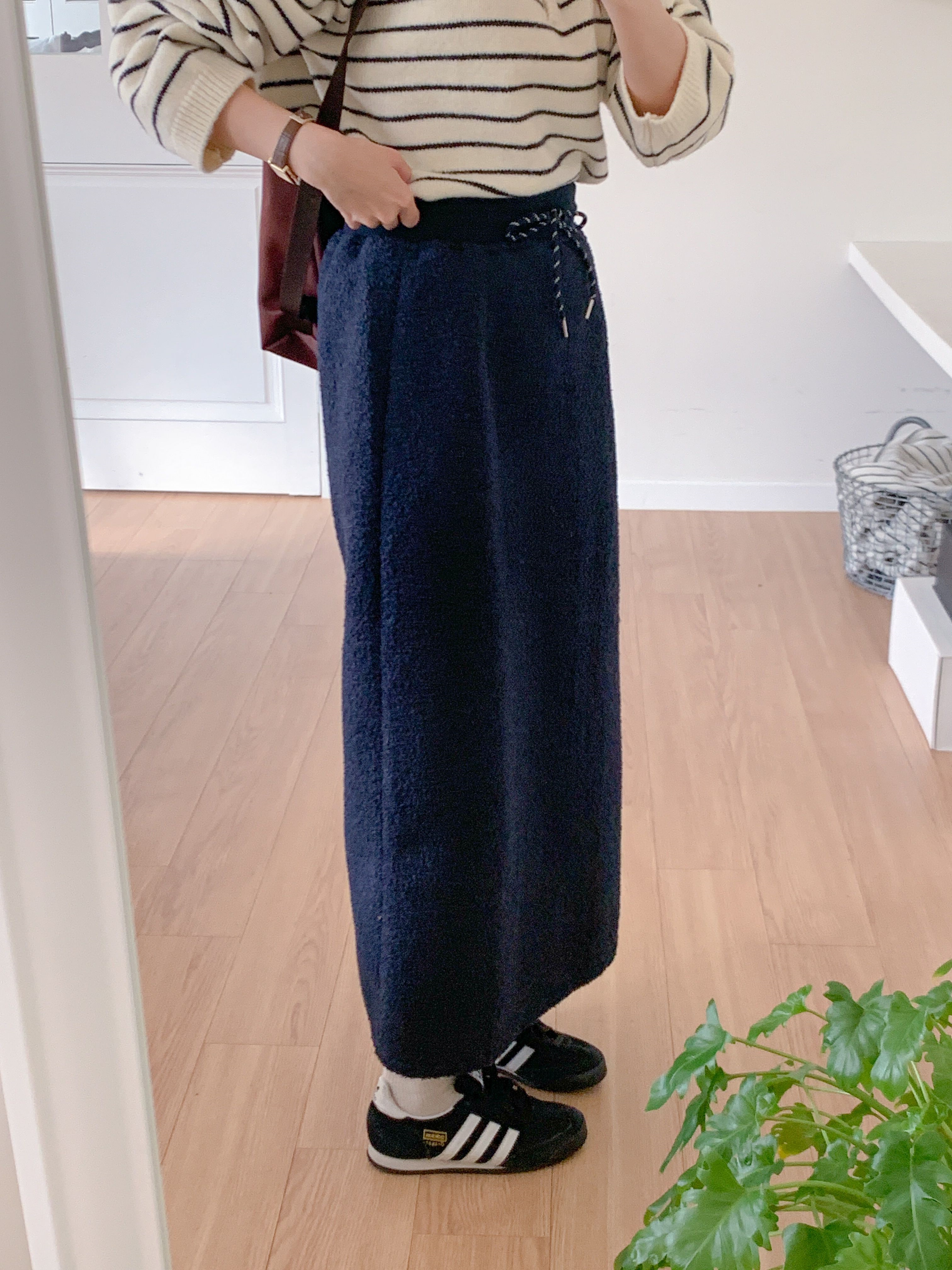 ブークレスリットウエストゴムロングカラースカート | 詳細画像4