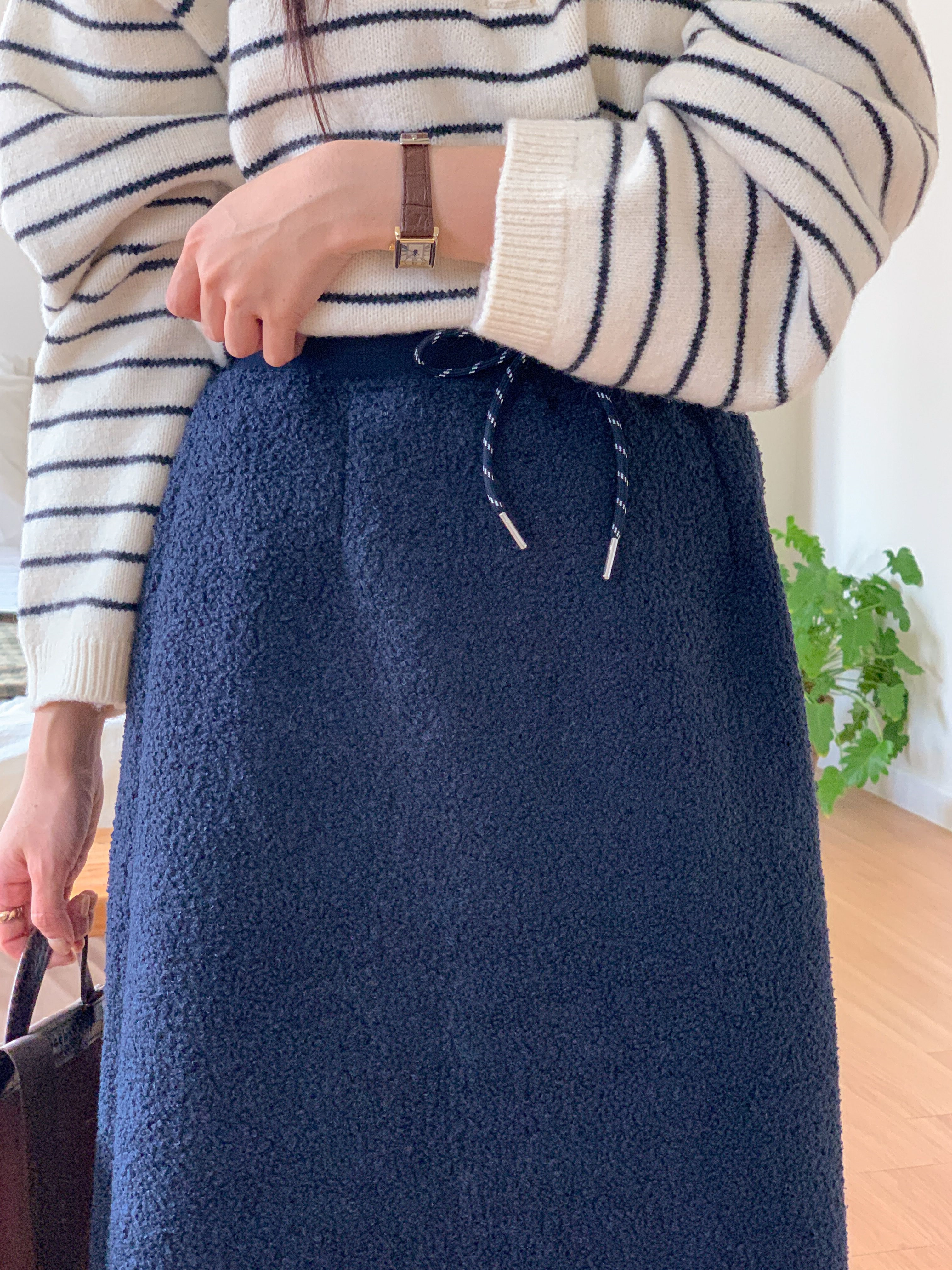 ブークレスリットウエストゴムロングカラースカート | 詳細画像18