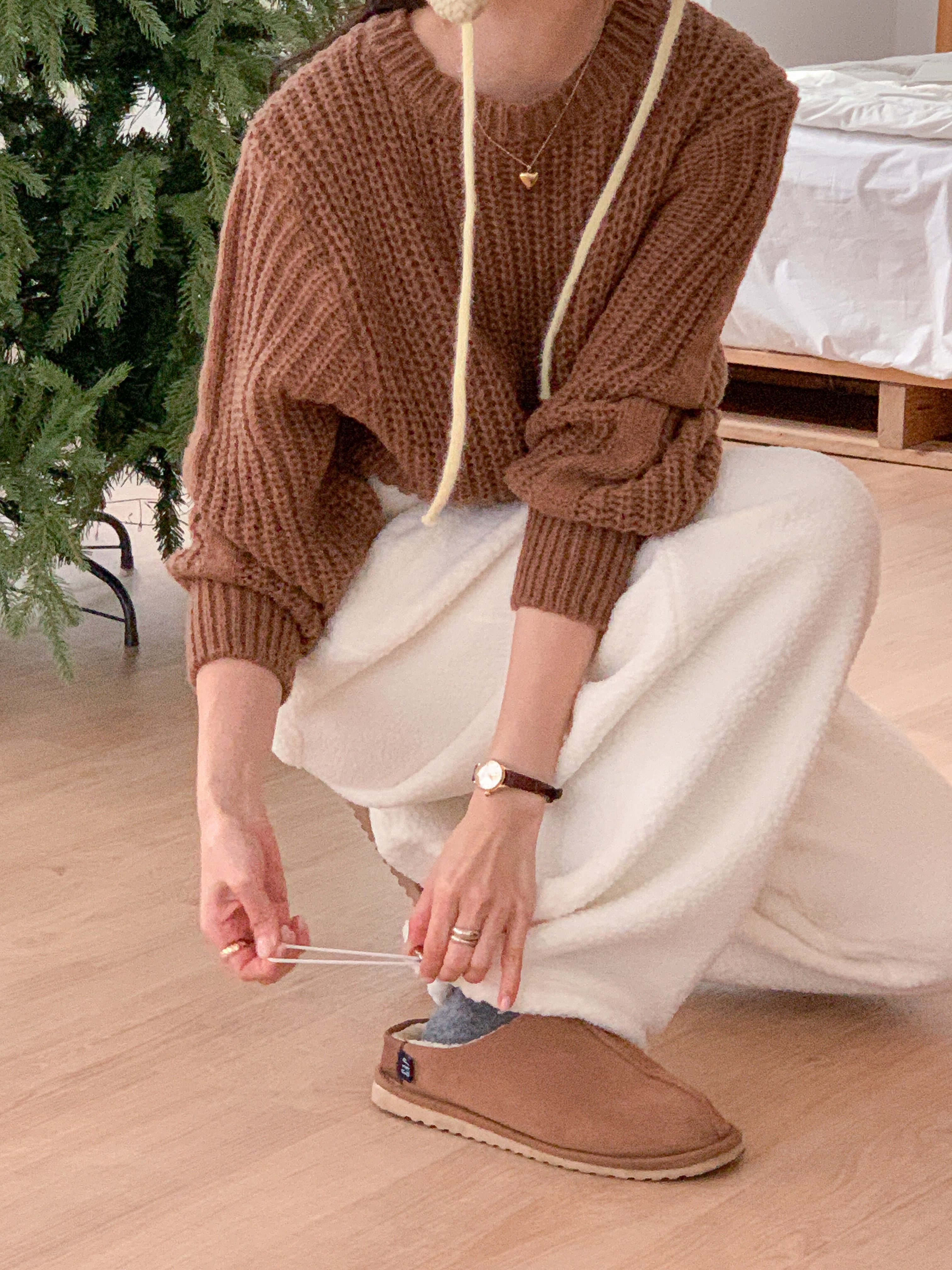 ドローストリングウエストゴムワイドカラーパンツ | 詳細画像3