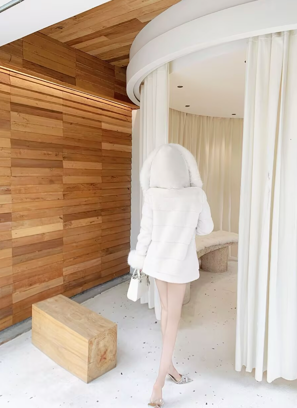 キルティングエコファージップアップフードジャケット | 詳細画像14