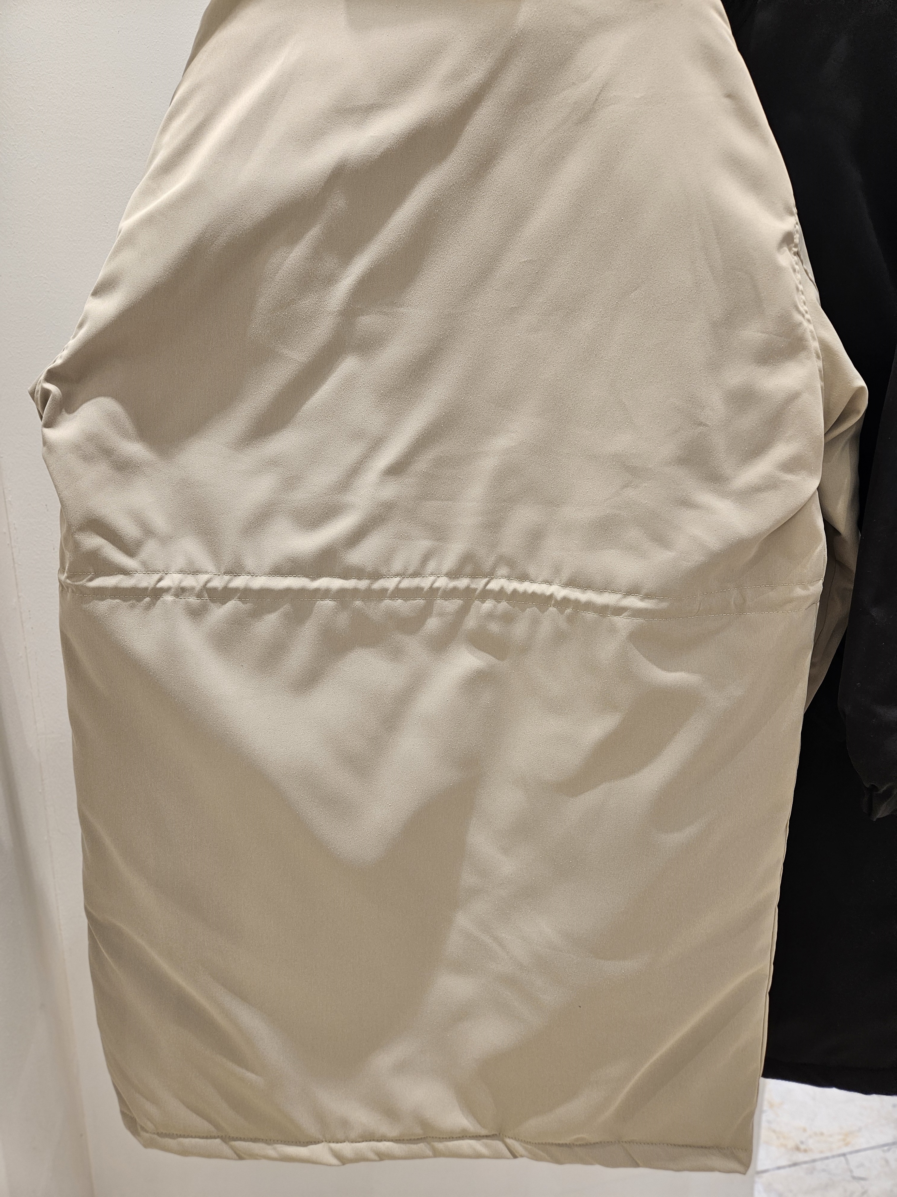 キルティングジップアップハイネックロングスナップボタンカラーダウンジャケット | 詳細画像13