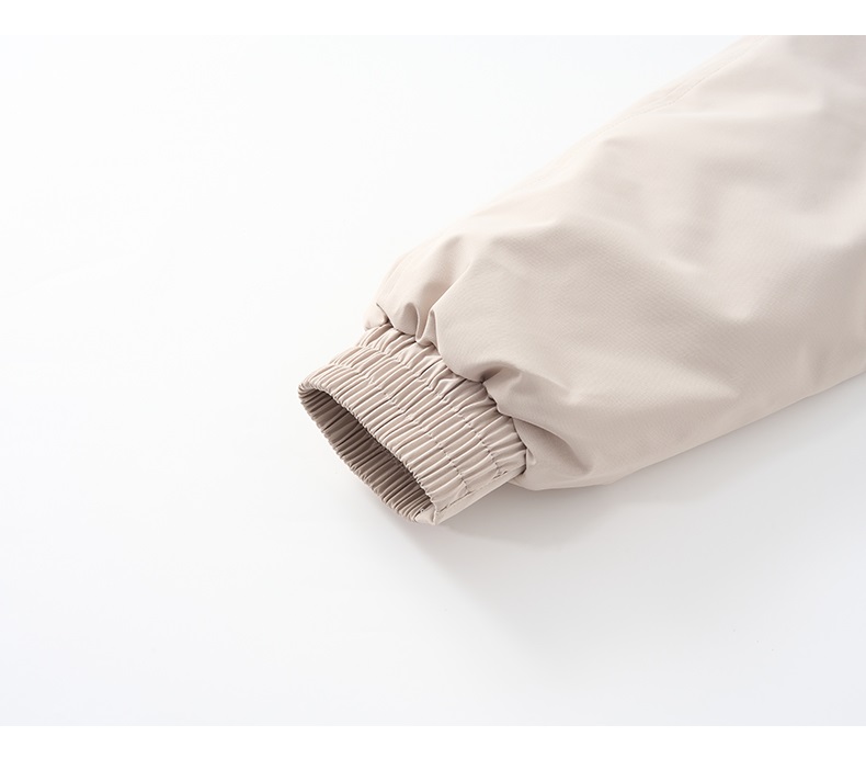 キルティングエコファージップアップフードポケットオーバーサイズジャケット | 詳細画像4