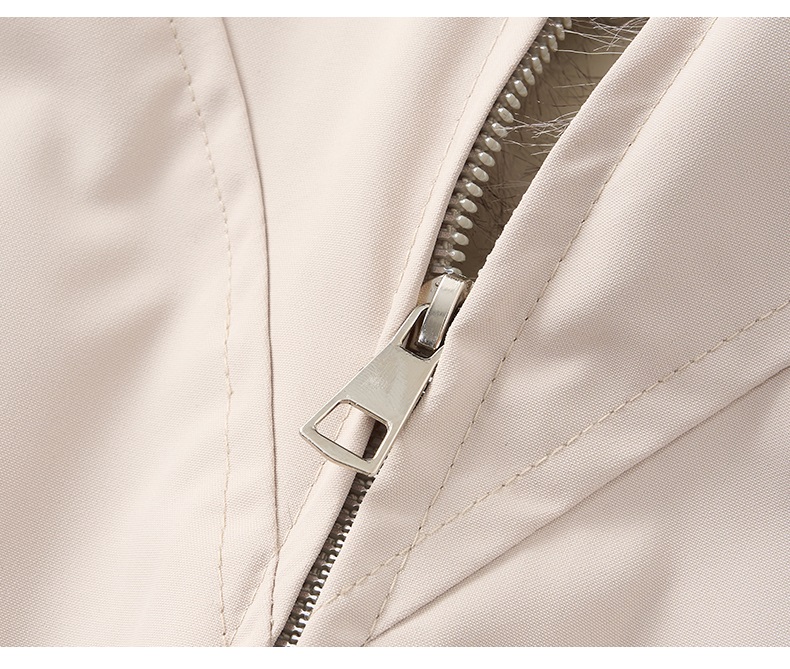 キルティングエコファージップアップフードポケットオーバーサイズジャケット | 詳細画像3