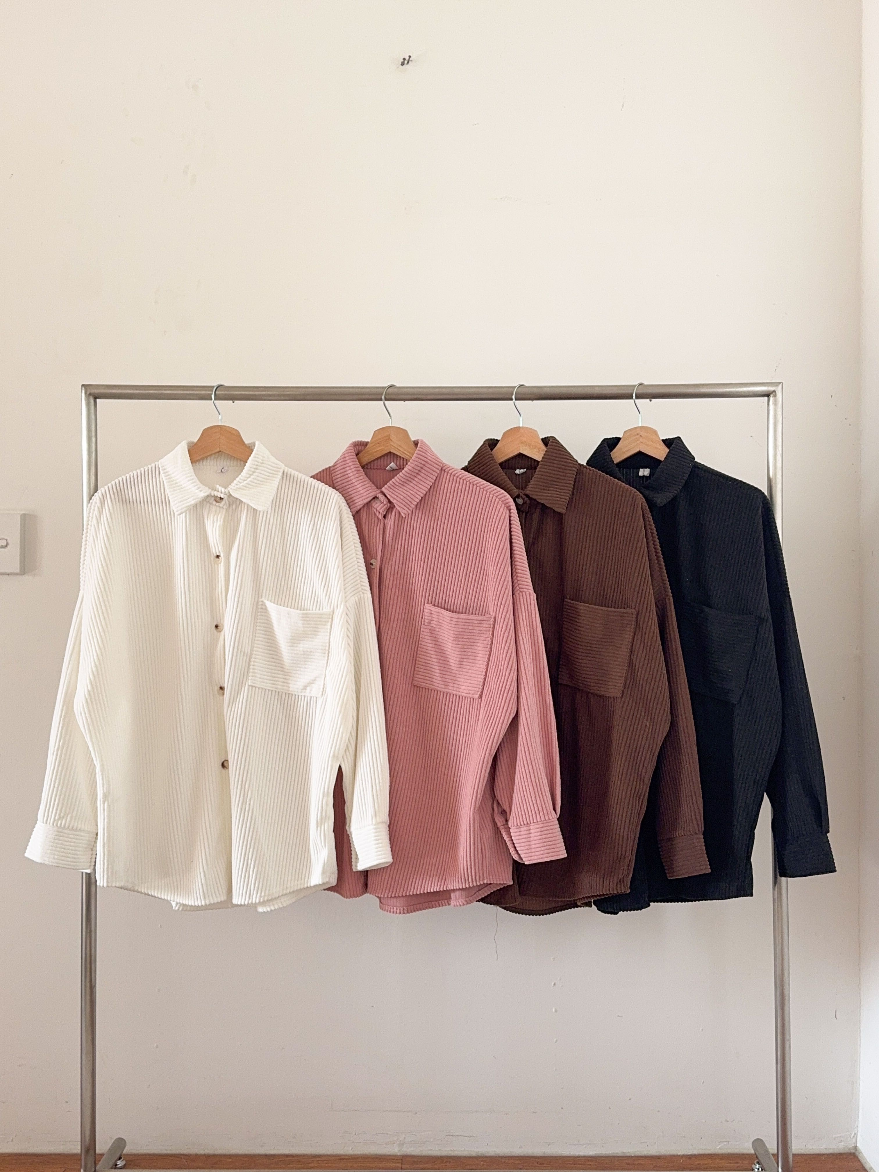 コーデュロイボタンカラーポケットカラーシャツ | 詳細画像9