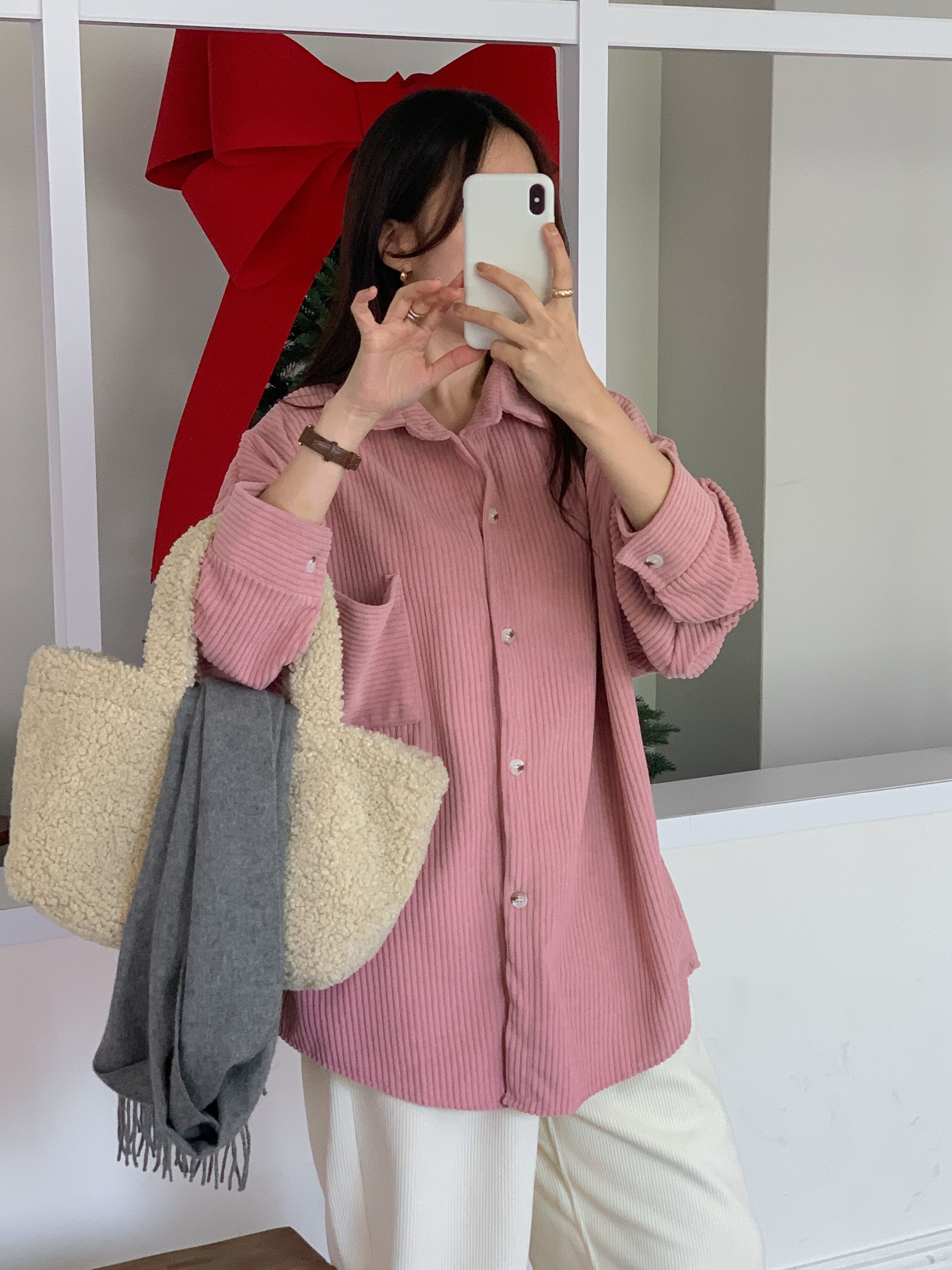 コーデュロイボタンカラーポケットカラーシャツ | 詳細画像10