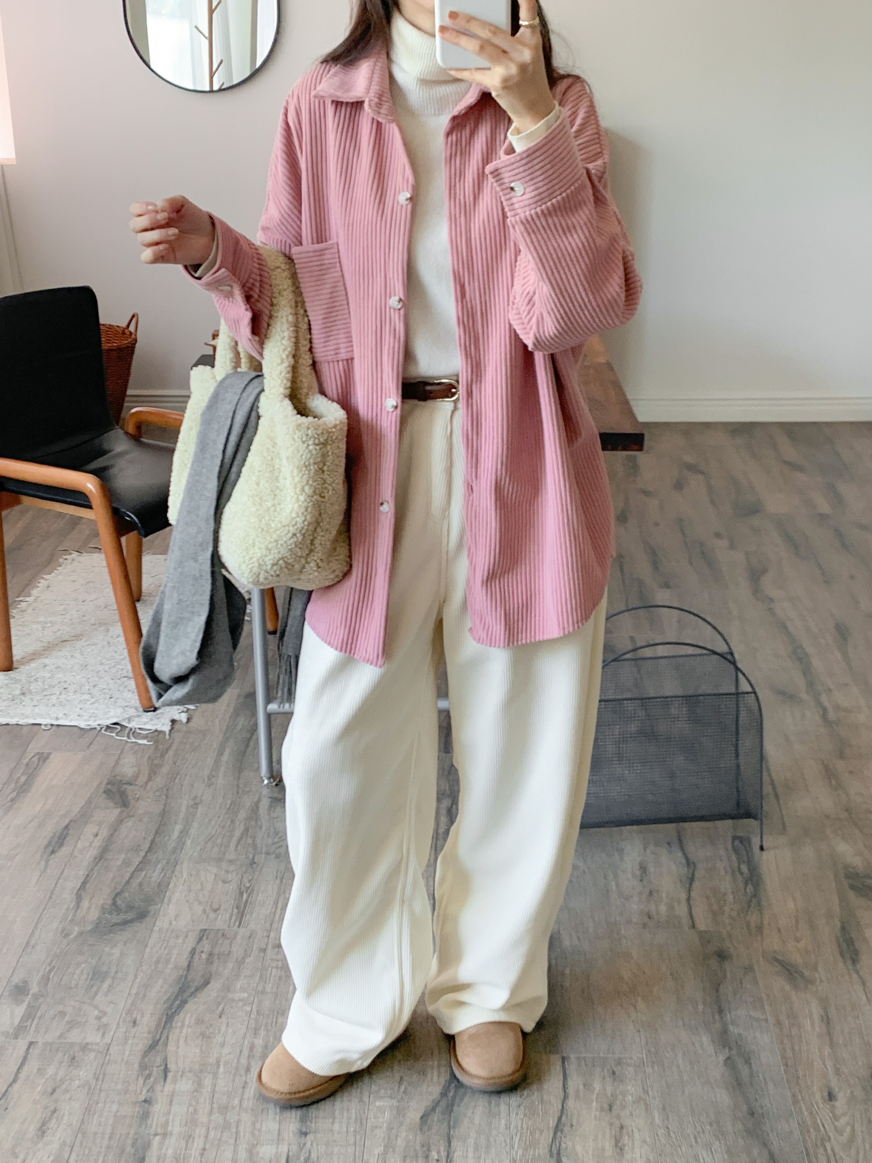 コーデュロイボタンカラーポケットカラーシャツ | 詳細画像11