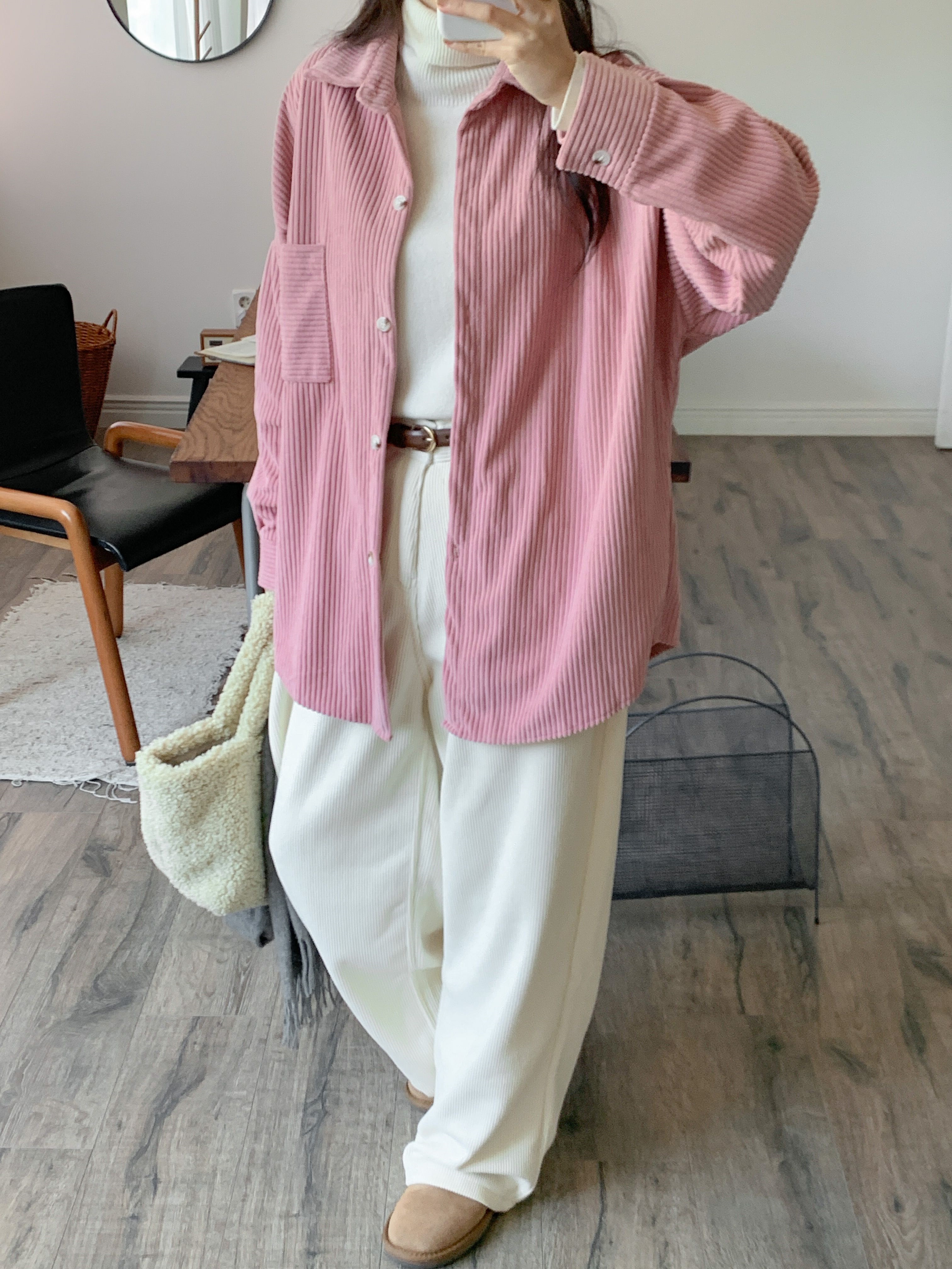 コーデュロイボタンカラーポケットカラーシャツ | 詳細画像12