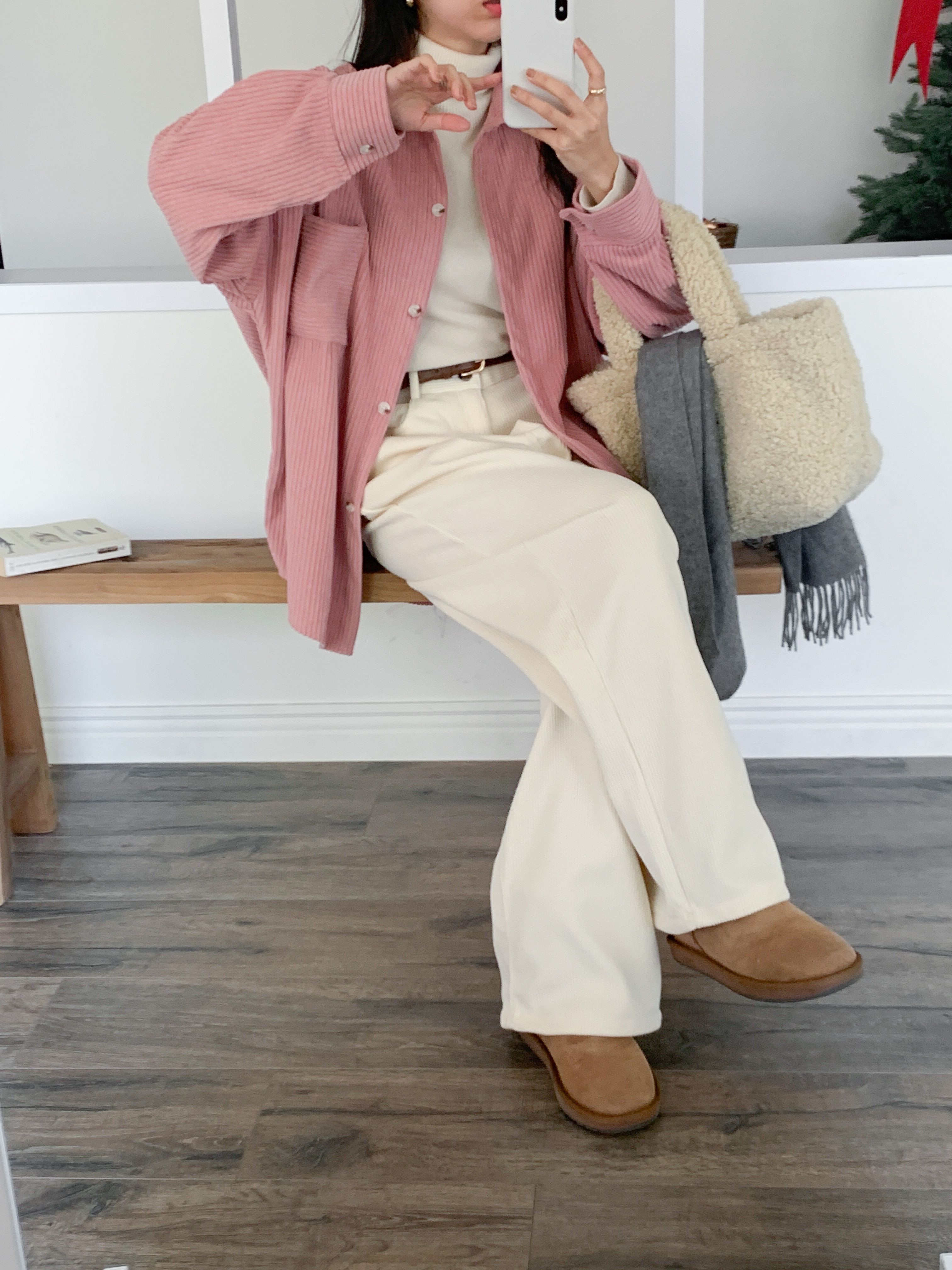 コーデュロイボタンカラーポケットカラーシャツ | 詳細画像15