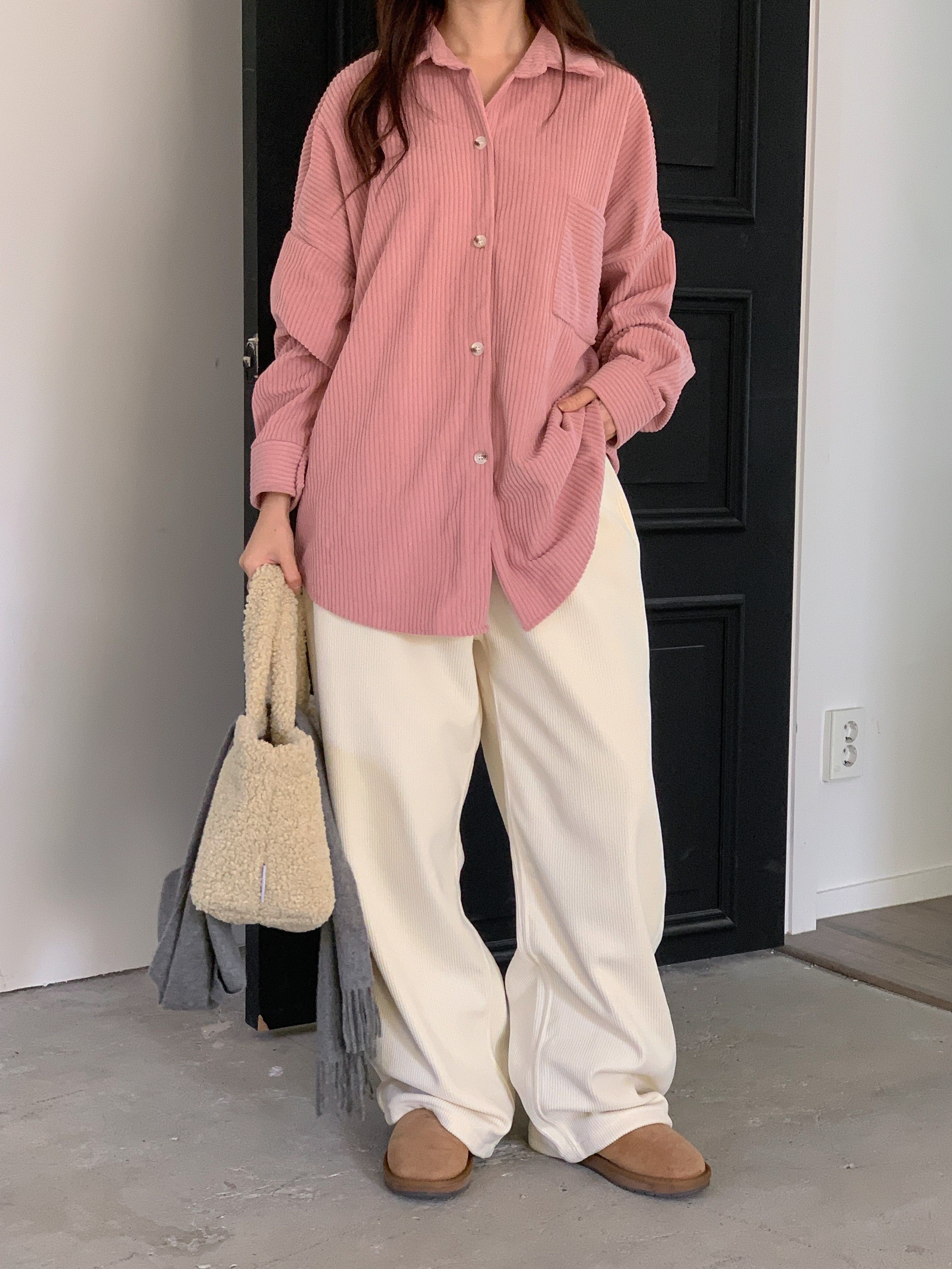 コーデュロイボタンカラーポケットカラーシャツ | 詳細画像16