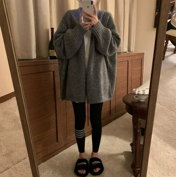 オーバーサイズルーズカラーカーディガン | 詳細画像9