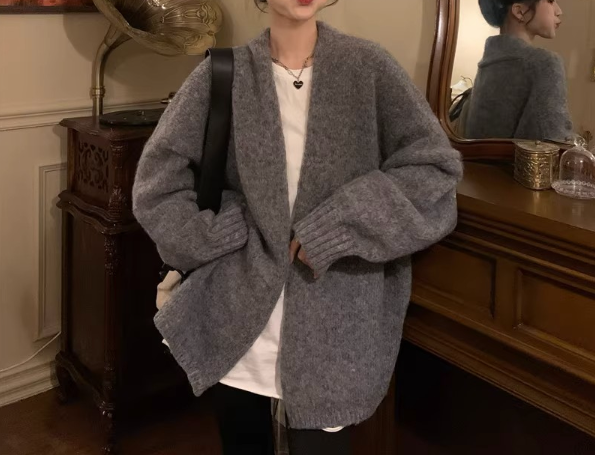 オーバーサイズルーズカラーカーディガン | 詳細画像10