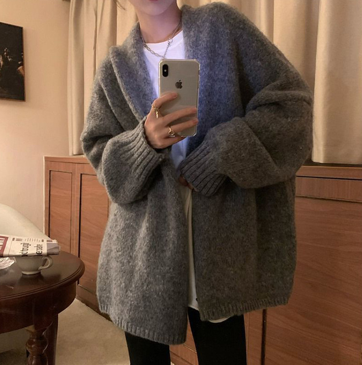 オーバーサイズルーズカラーカーディガン | 詳細画像12