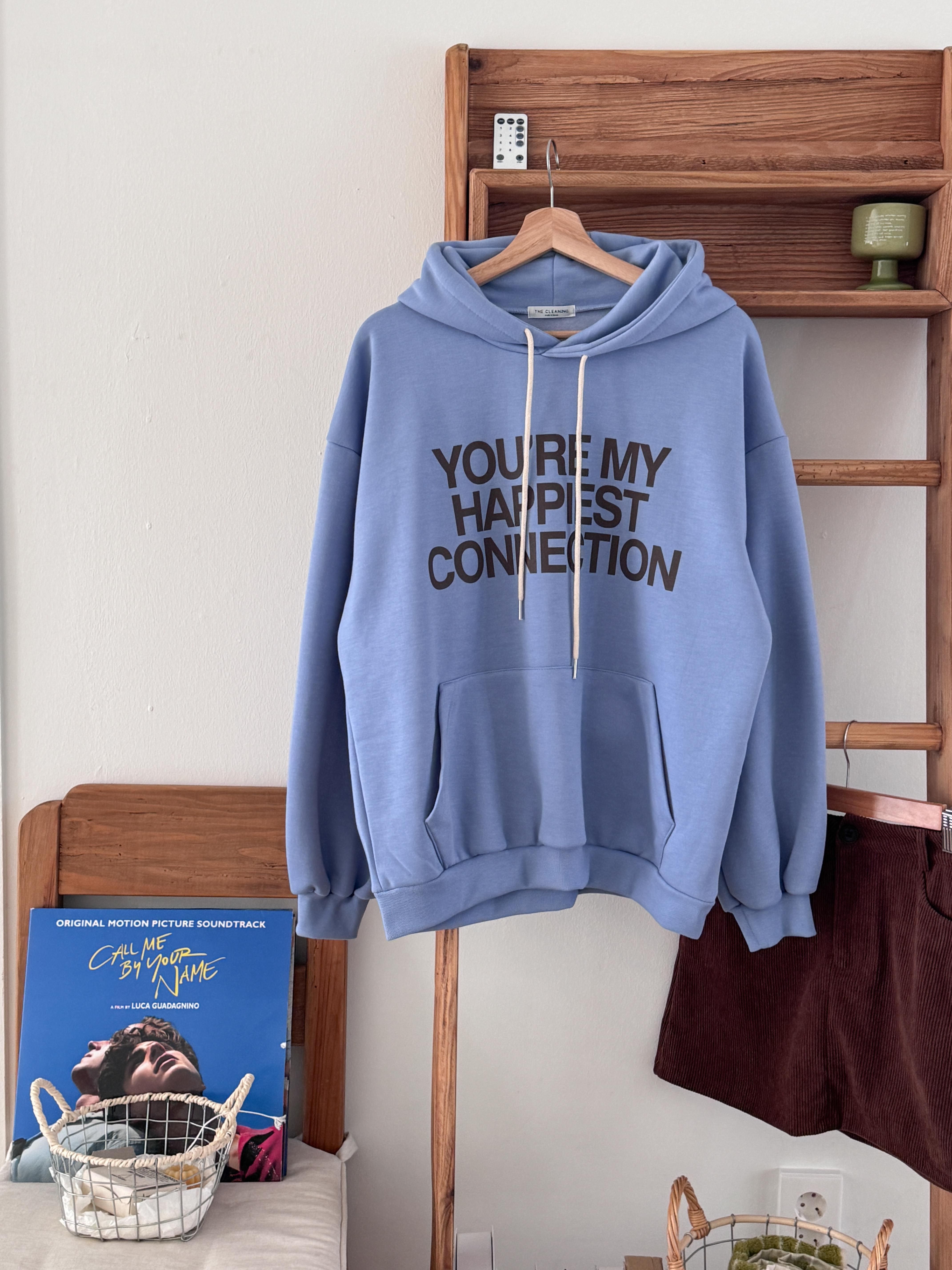 裏起毛フード長袖カンガルーポケットプリントカラーパーカー | 詳細画像20