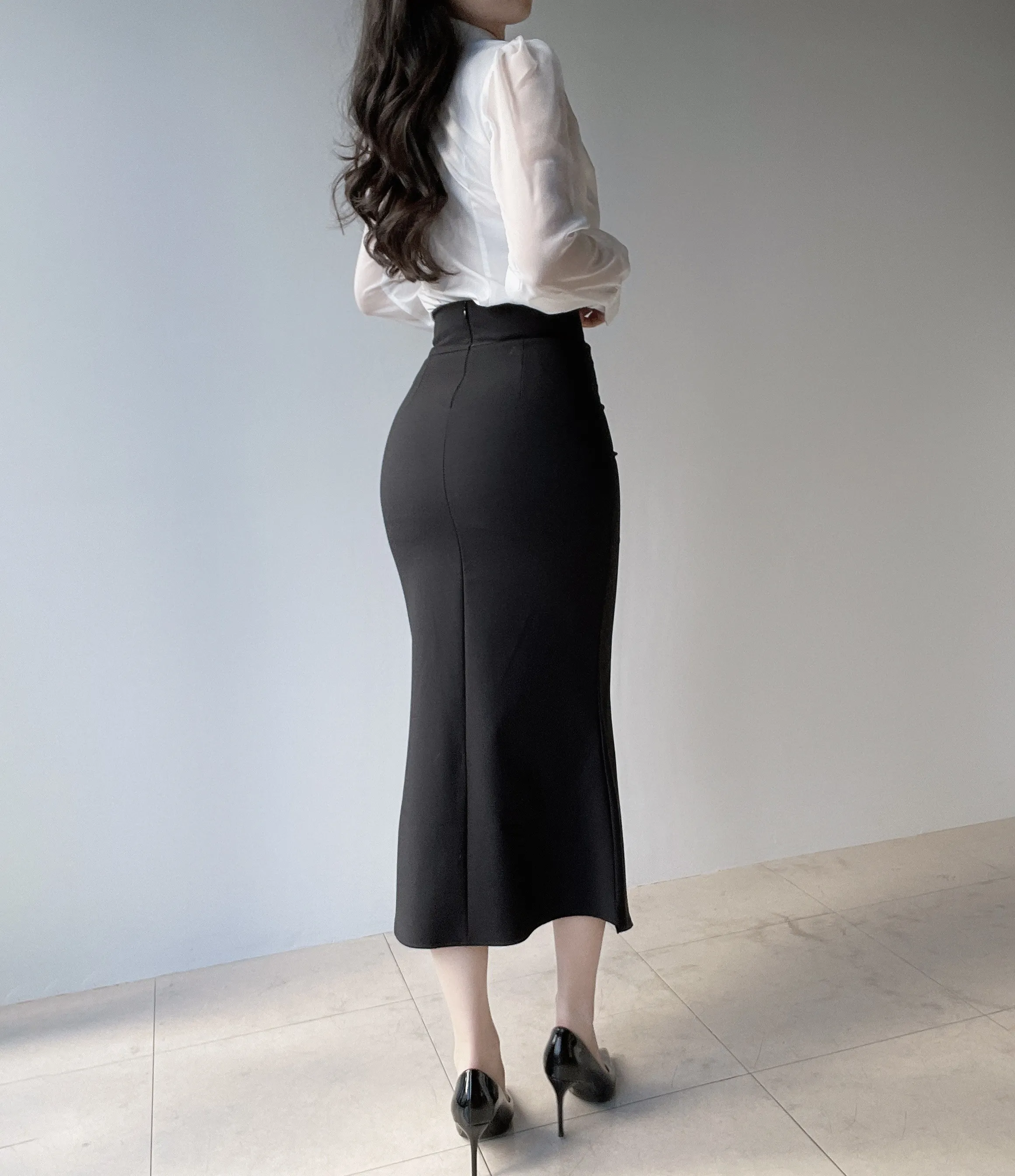 マーメイドロングスリットチェーンスカート | mirangmirang | 詳細画像13