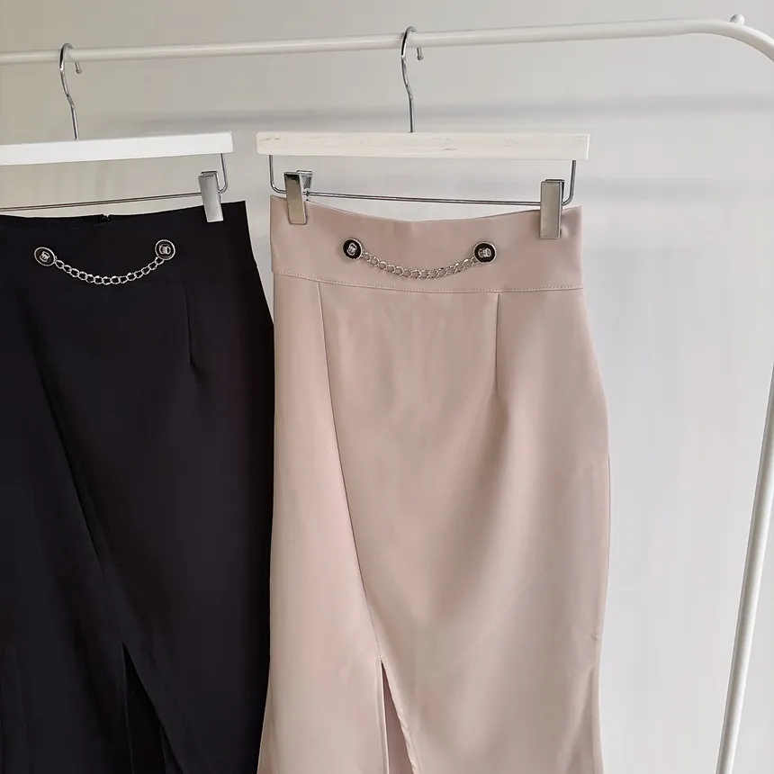 マーメイドロングスリットチェーンスカート | mirangmirang | 詳細画像29