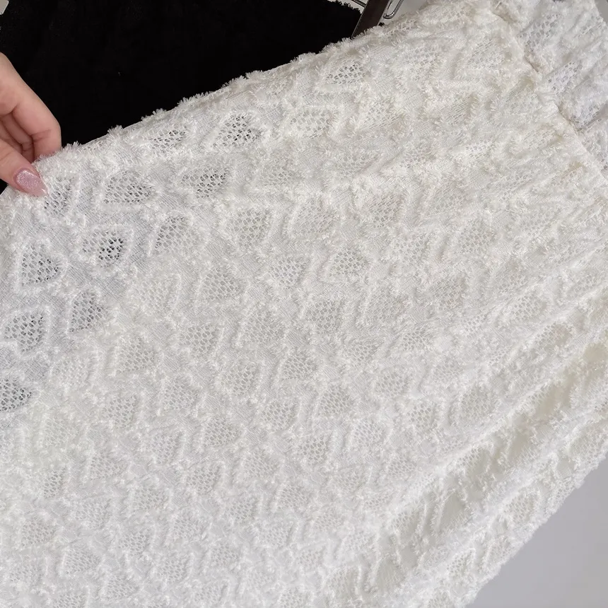 ウエストゴムロングレーススカート | mirangmirang | 詳細画像38