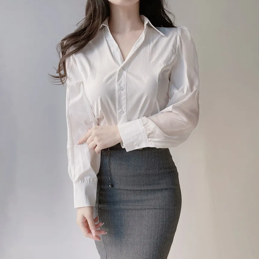 Hラインミディスリットチェーンスカート | mirangmirang | 詳細画像27