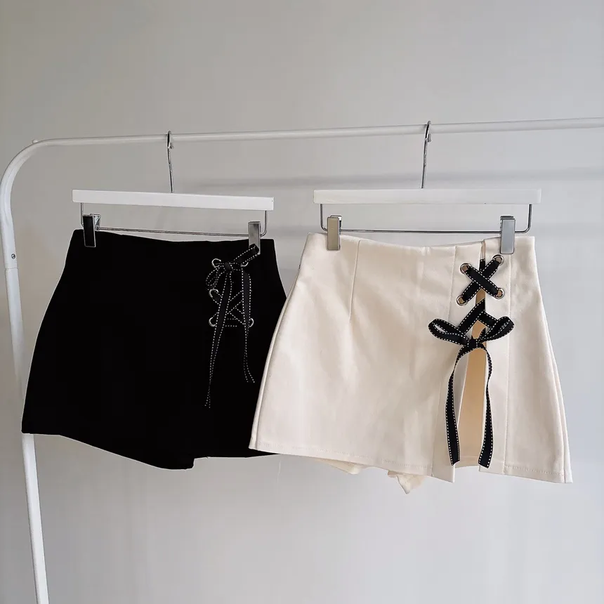 ハイウエストアイレットリボンショートパンツ | mirangmirang | 詳細画像34